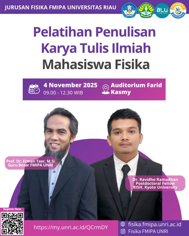 Pelatihan Penulisan Karya Tulis Ilmiah Mahasiswa Fisika
