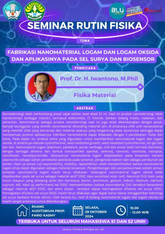 Seminar Rutin Fisika Oktober