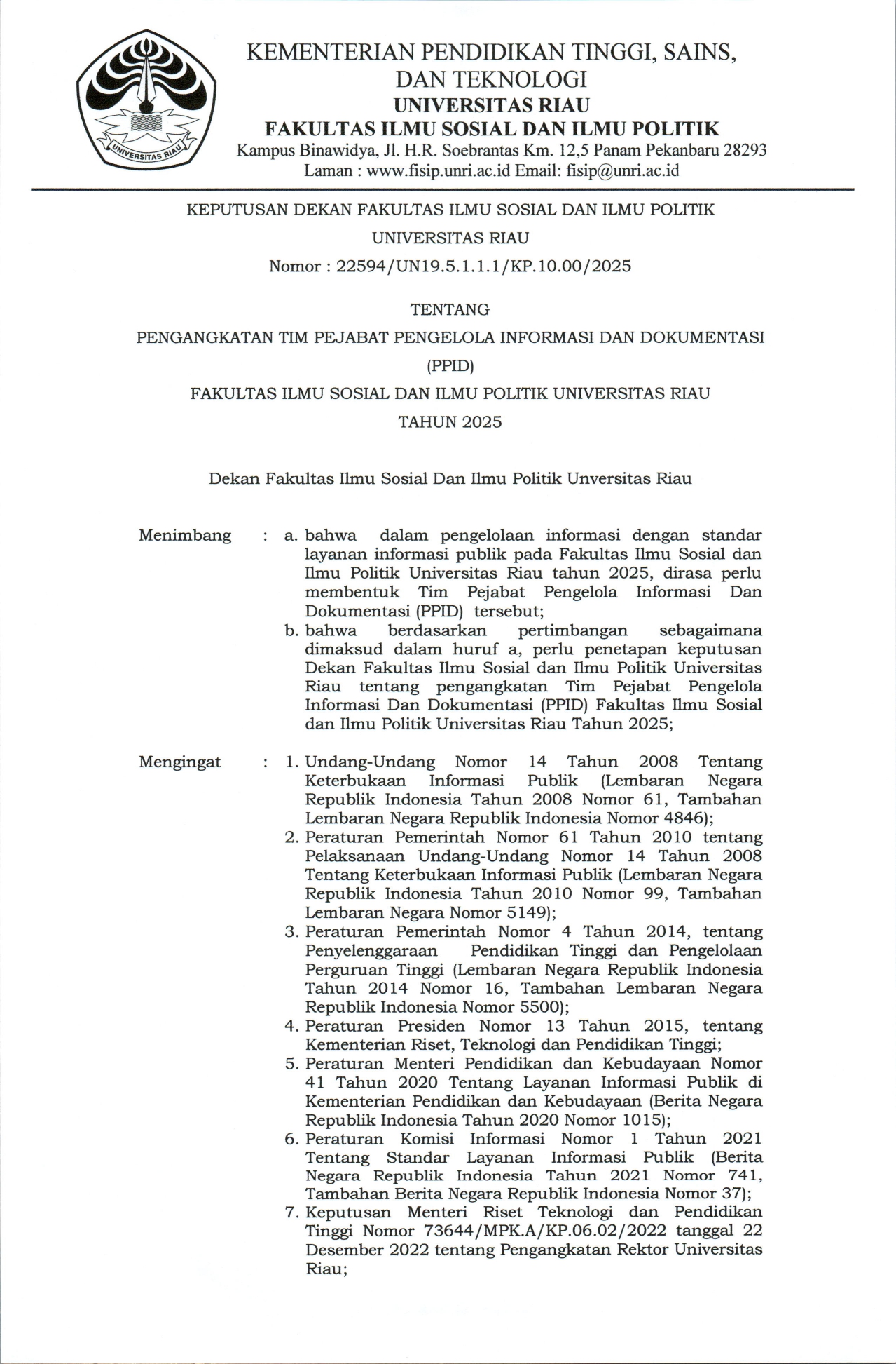 Decree Page 1