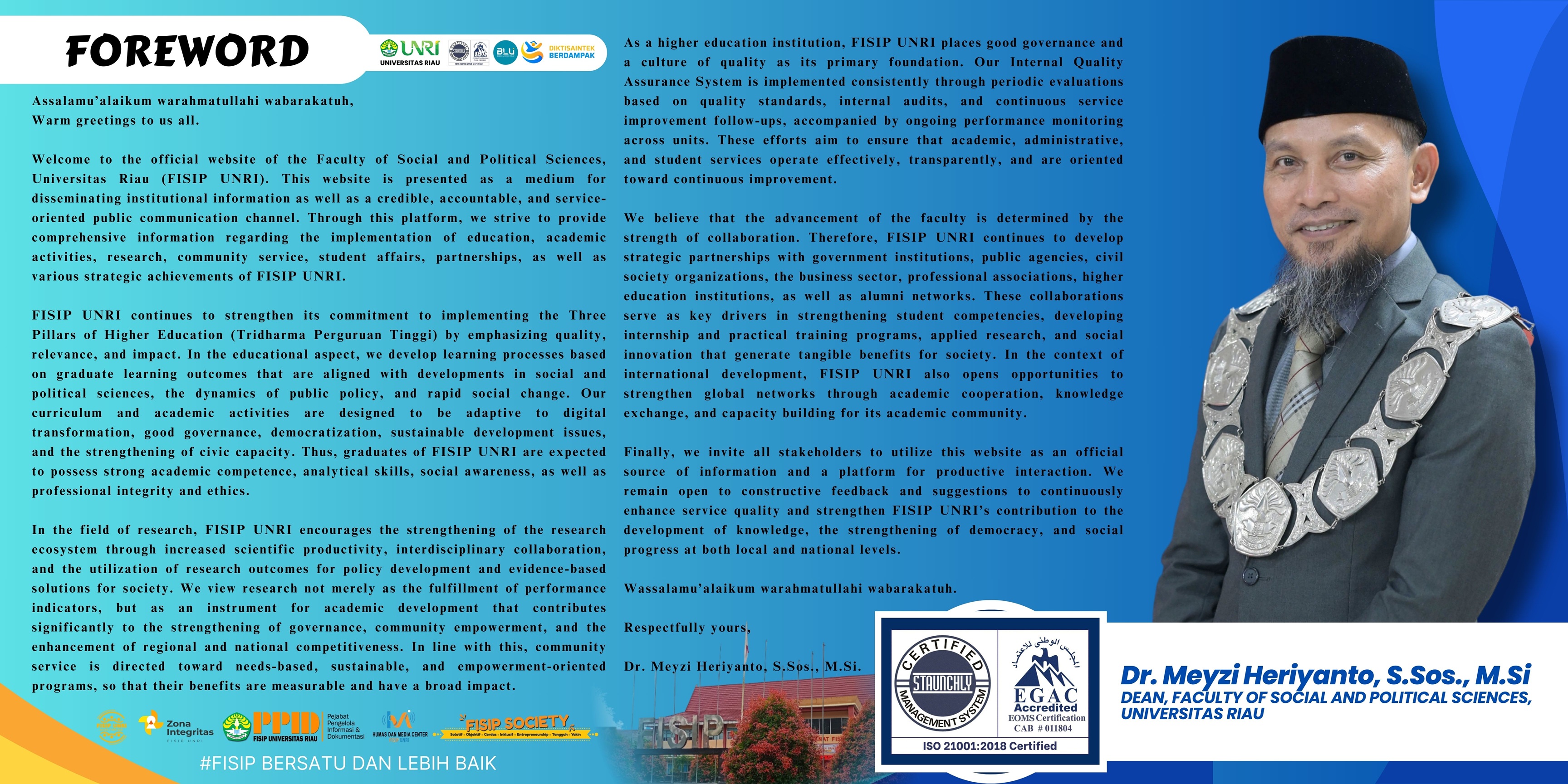 Dr. Meyzi Heriyanto, S.Sos., M.Si.