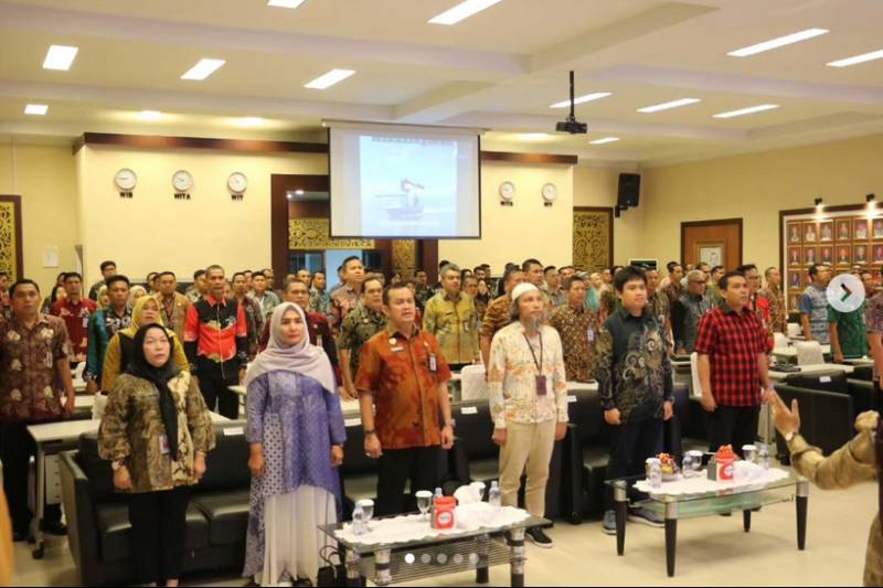 Seminar  di Lingkungan Kantor Wilayah Kementerian Hukum dan HAM Riau Menuju Wilayah Bebas dari Korupsi (WBK) dan Wilayah Birokrasi Bersih dan Melayani (WBBM).