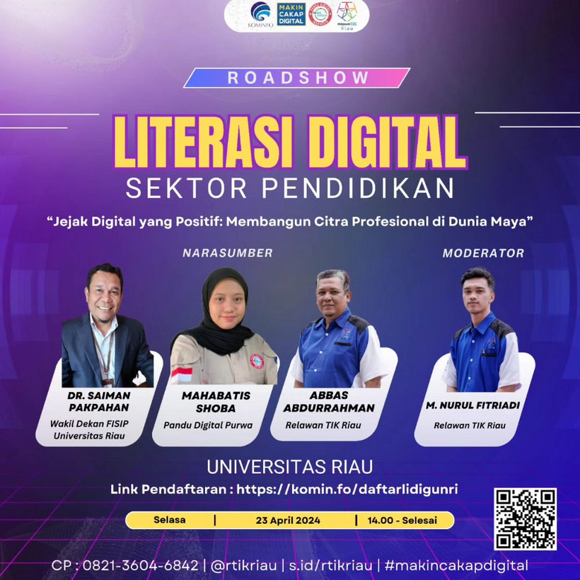 Literasi Digital di Sektor Pendidikan: Jejak Digital yang Positif Membangun Citra Profesionalitas di Dunia Maya