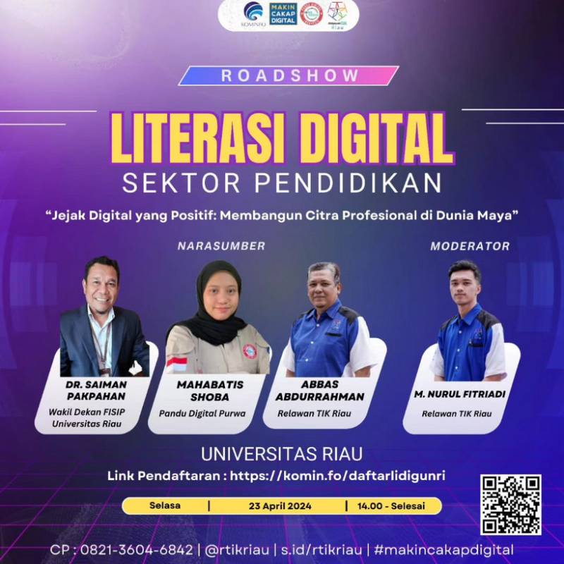 Literasi Digital di Sektor Pendidikan: Jejak Digital yang Positif Membangun Citra Profesionalitas di Dunia Maya