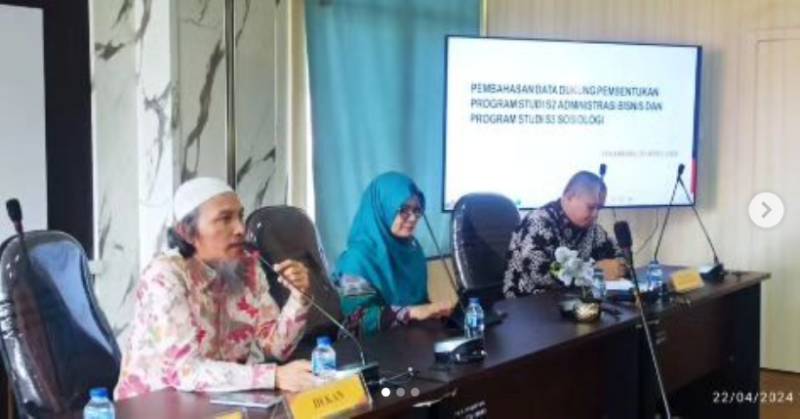 FISIP Universitas Riau Mengadakan Rapat dengan Agenda Pembahasan Pendirian Program Studi Magister Administrasi Bisnis dan Program Studi Doktor Sosiologi