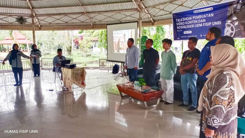 Talkshow Pembuatan Video Konten dan Sosialisasi LIDM dengan Riau Pos