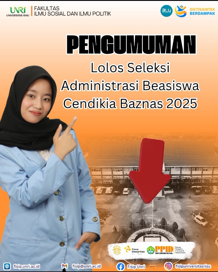 Pengumuman Lolos Seleksi Administrasi Beasiswa Cendekia BAZNAS 2025