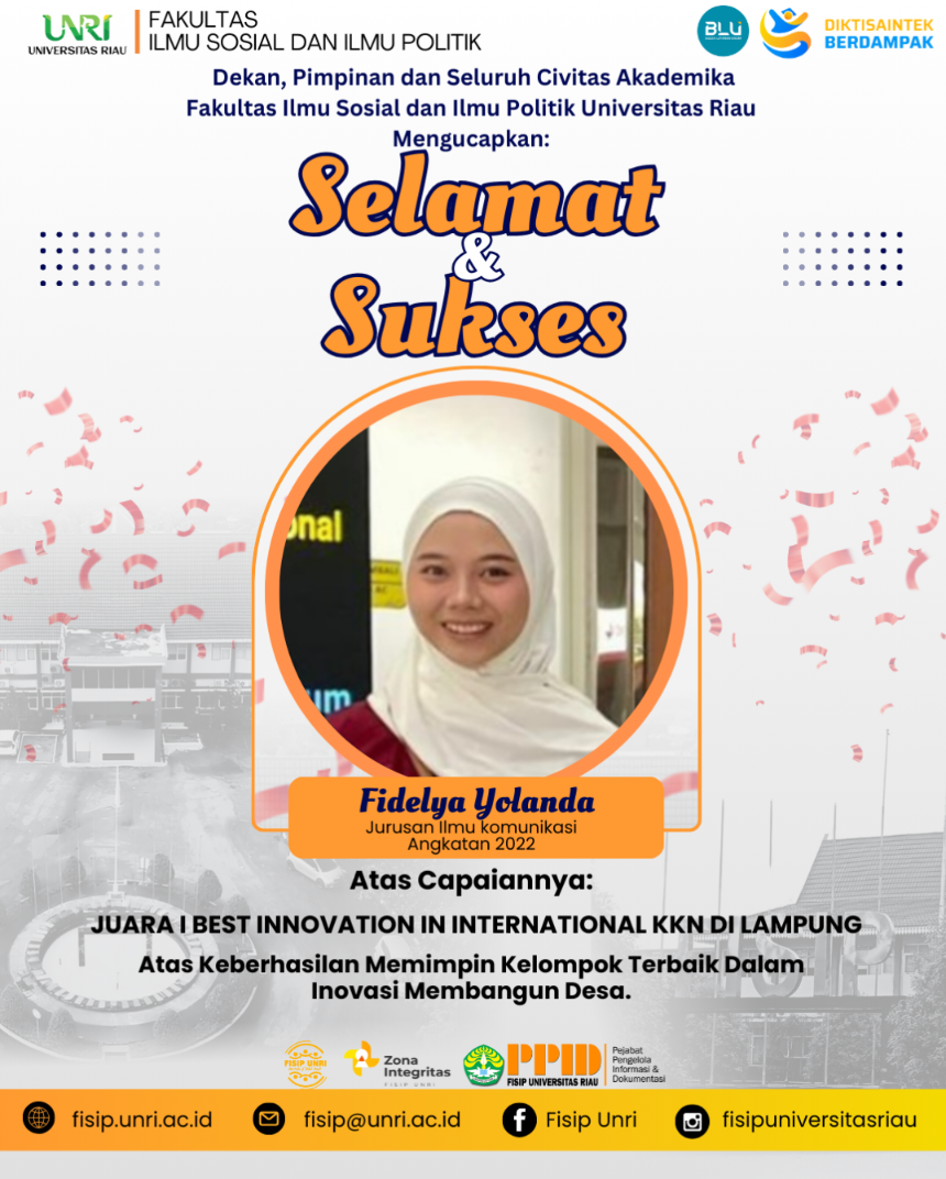 Selamat & Sukses Kepada Fidelya Yolanda
