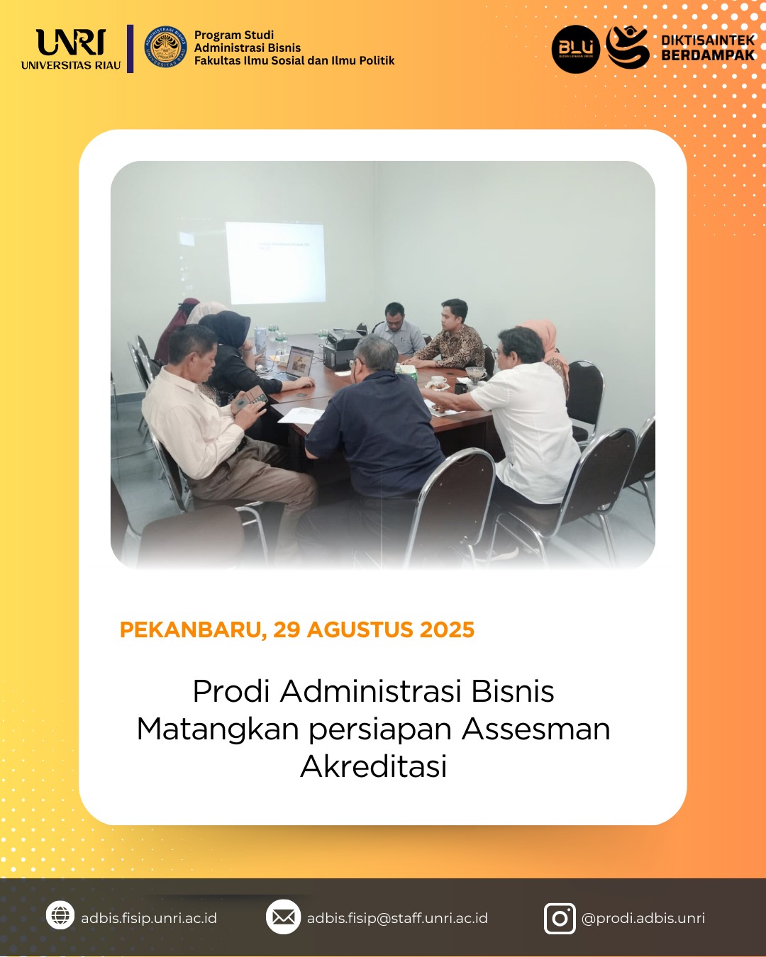 Prodi Administrasi Bisnis Matangkan persiapan Assesman Akreditasi Prodi