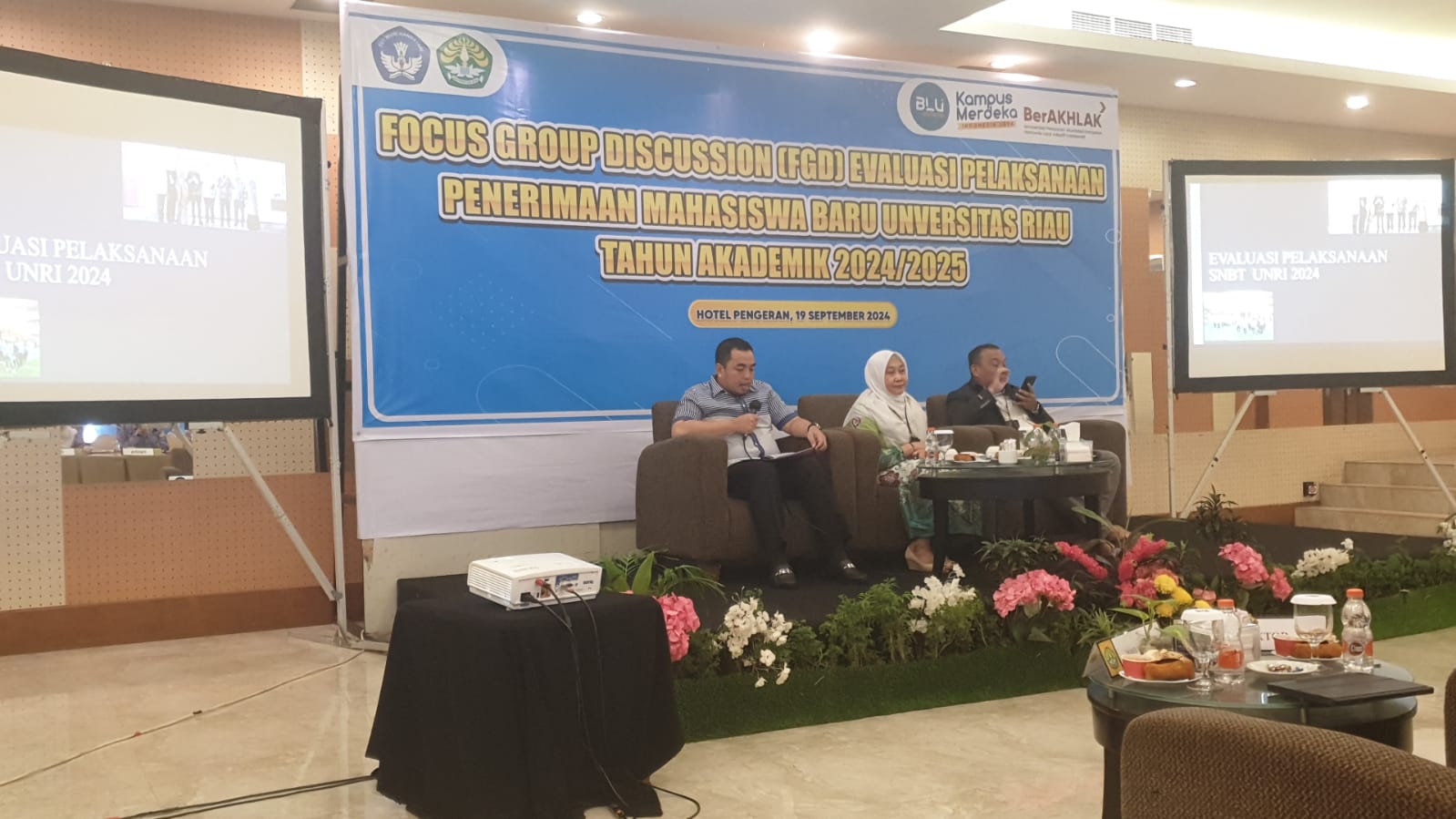 Focus Group Discussion Evaluasi Pelaksanaan Penerimaan Mahasiswa Baru Universitas Riau Tahun Akademik 2024/2025