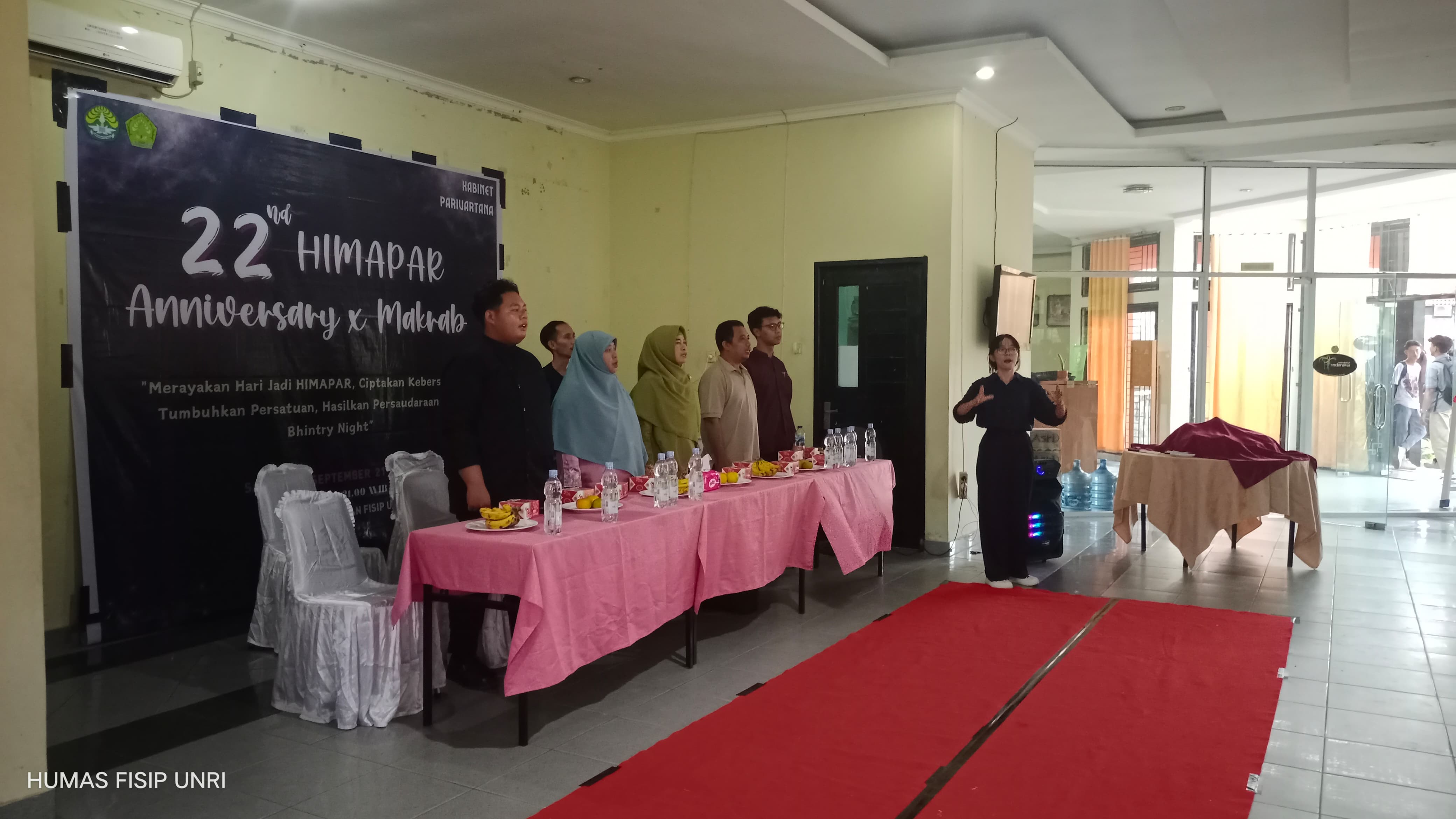 Perayaan Milad Ke-22 Himpunan Mahasiswa Usaha Perjalanan Wisata (Himapar)