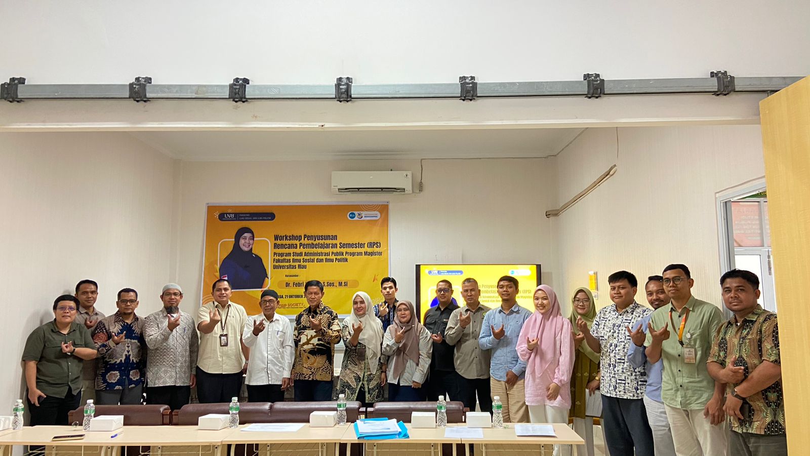 Rancang Pembelajaran Lebih Adaptif, Prodi Magister Administrasi Publik FISIP UNRI Gelar Workshop RPS
