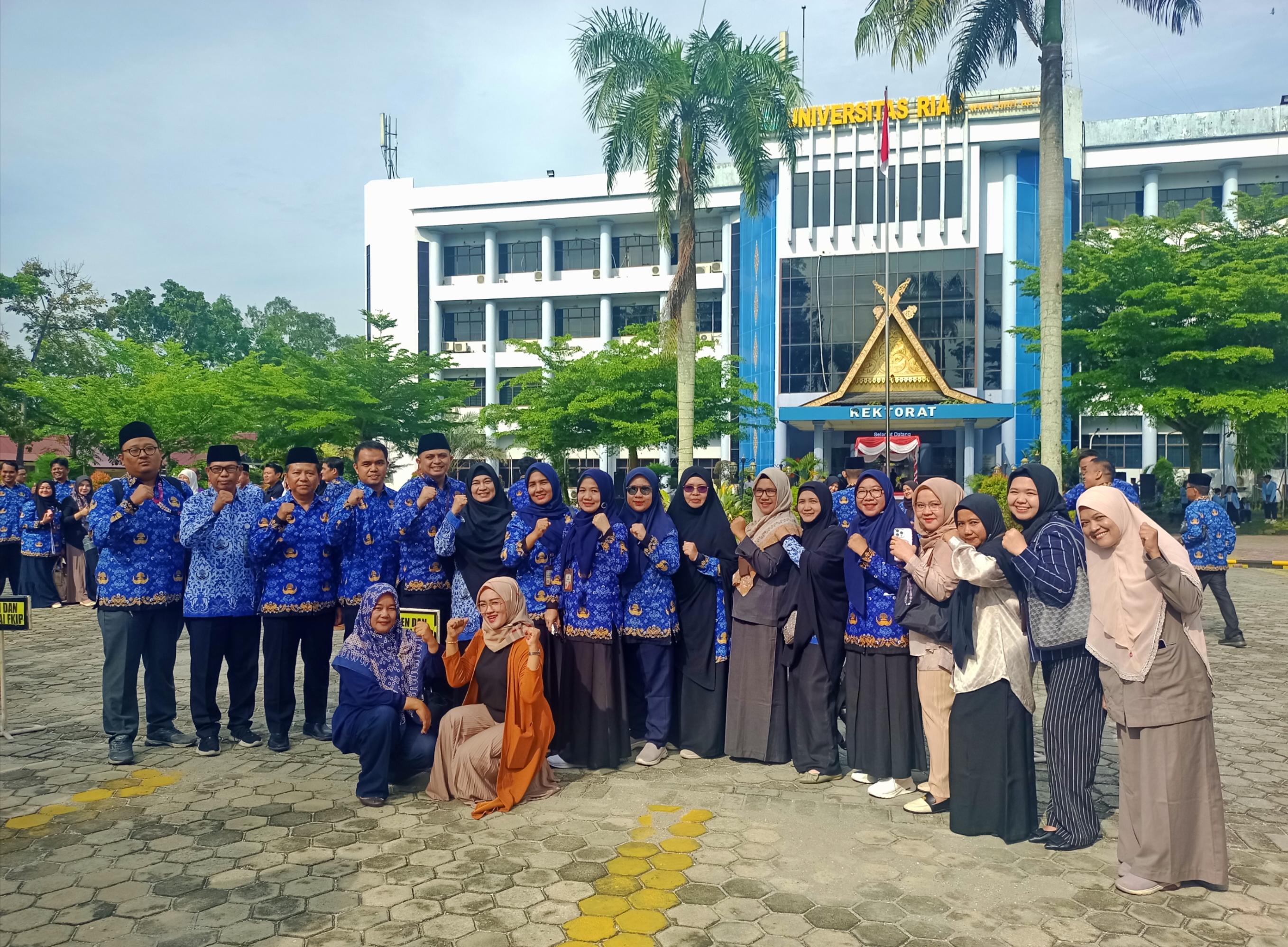 Pemuda Bergerak, Indonesia Bersatu: FISIP UNRI Ikuti Upacara Peringatan Hari Sumpah Pemuda ke-97