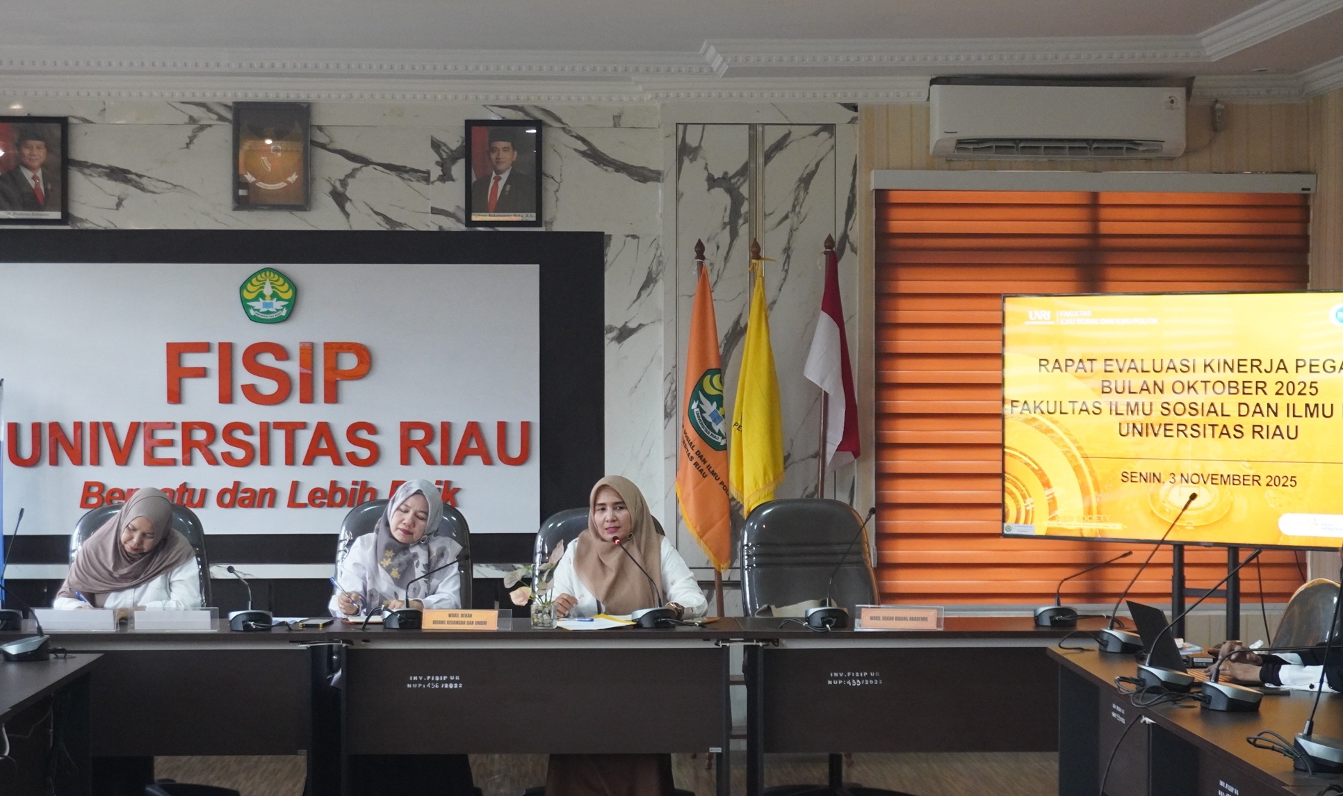 Konsolidasi dan Refleksi: FISIP UNRI Siap Hadapi Audit Ekternal ISO 21001:2018