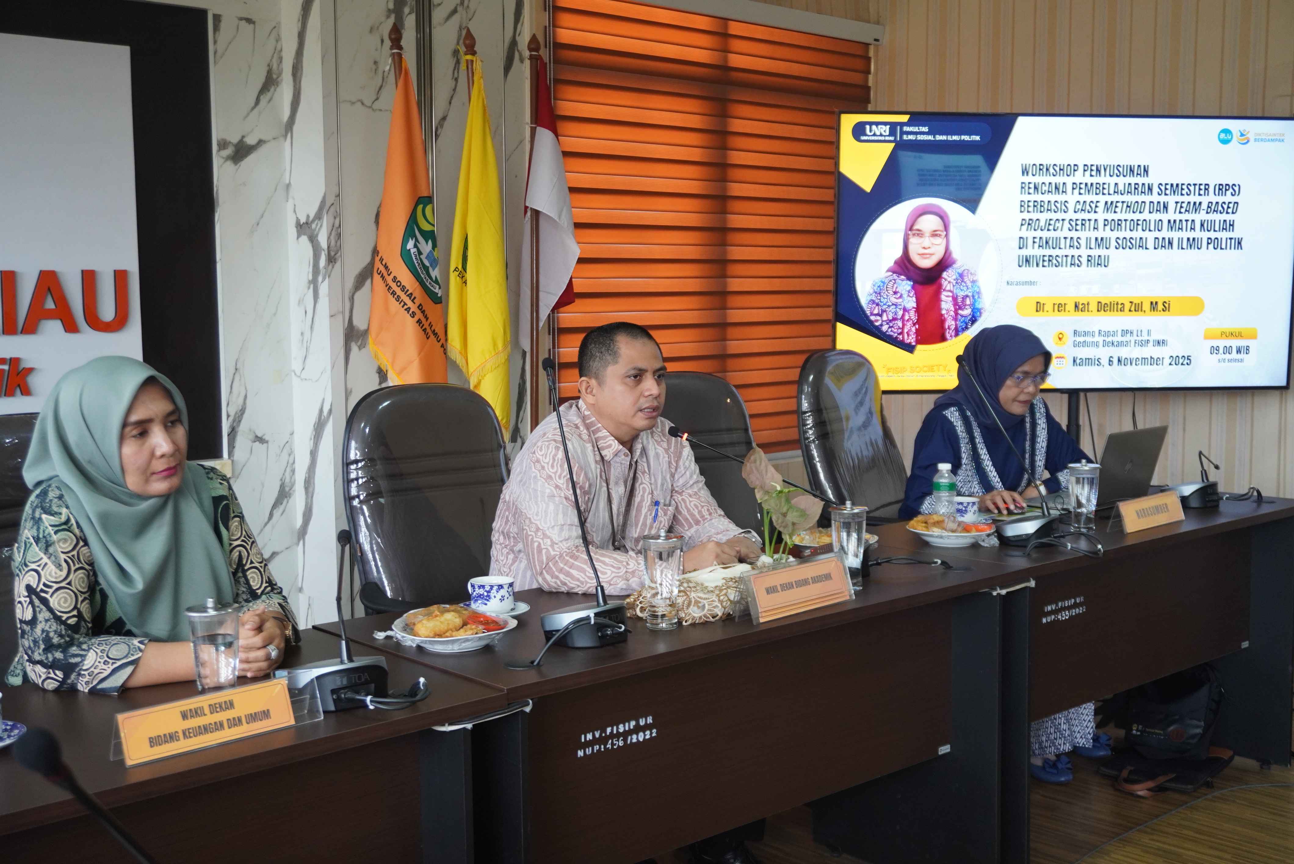 Workshop RPS FISIP UNRI Tekankan Integrasi Case Method dan Team-Based Project dalam Proses Belajar