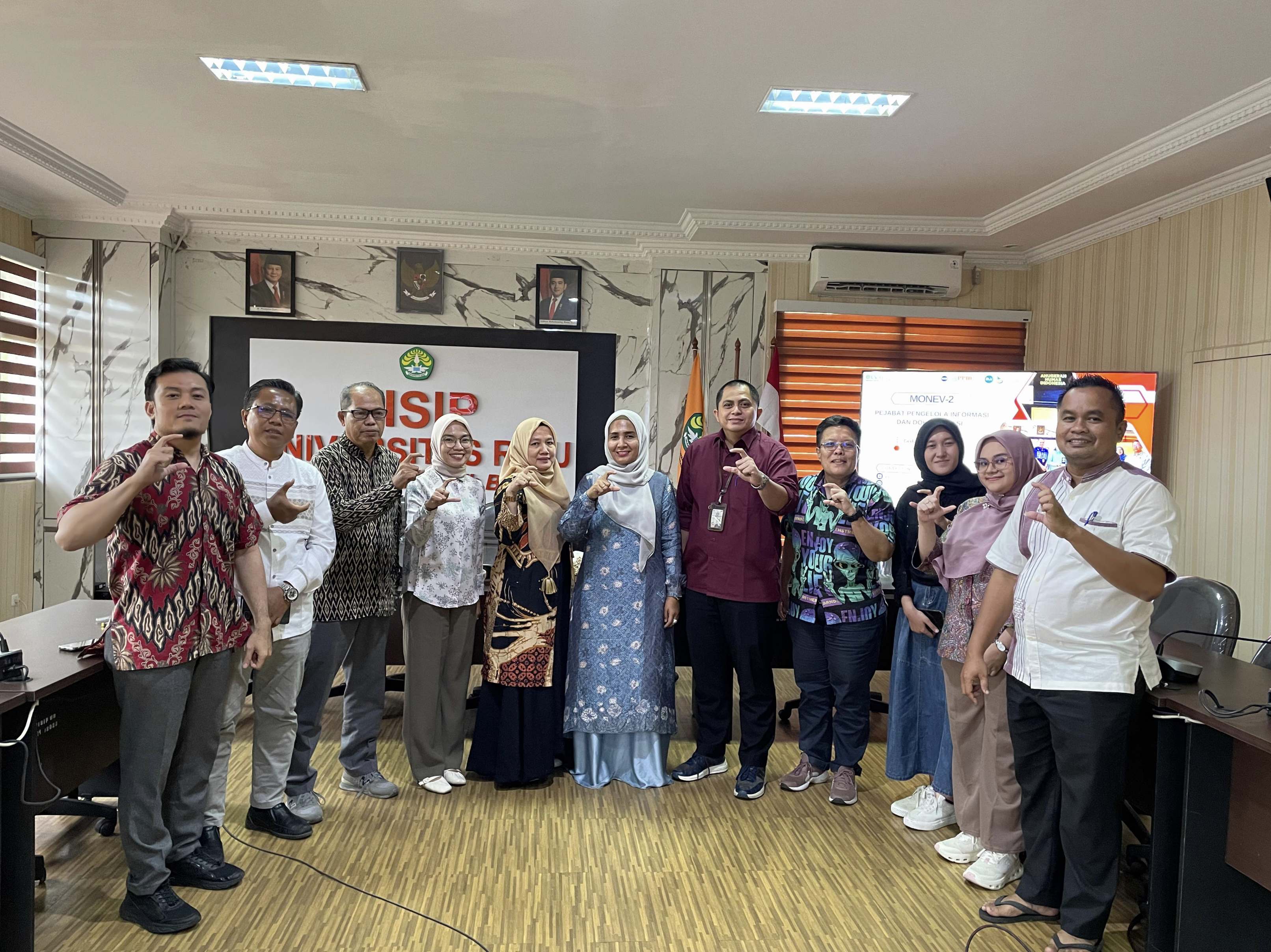 Finalizing Preparations for the 2025 PPID Monitoring and Evaluation, FISIP UNRI Faces the Challenge of Maintaining Its Top Ranking