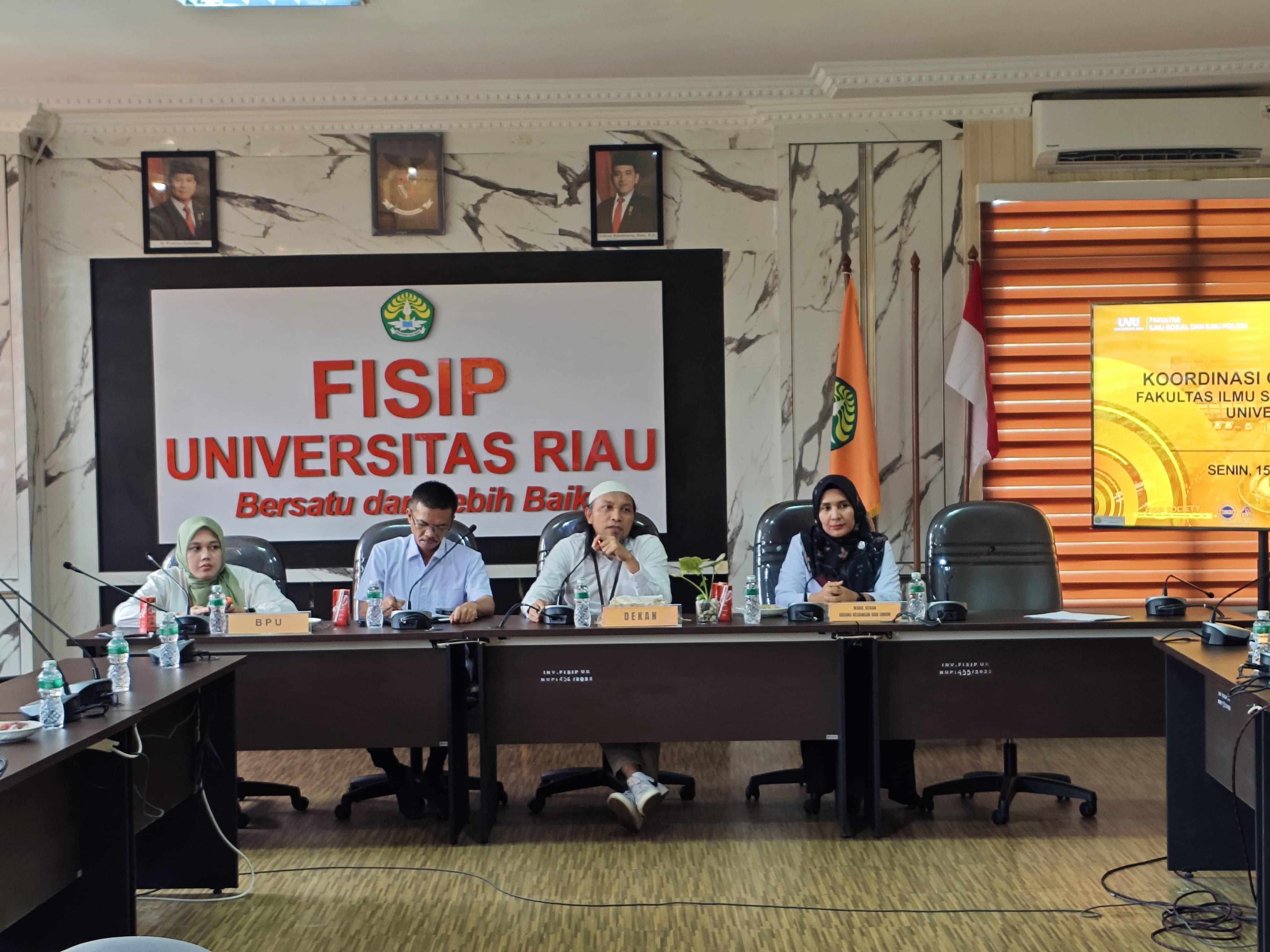 Faculty Asset Optimization: FISIP Universitas Riau Holds Coordination Meeting with UNRI BPU