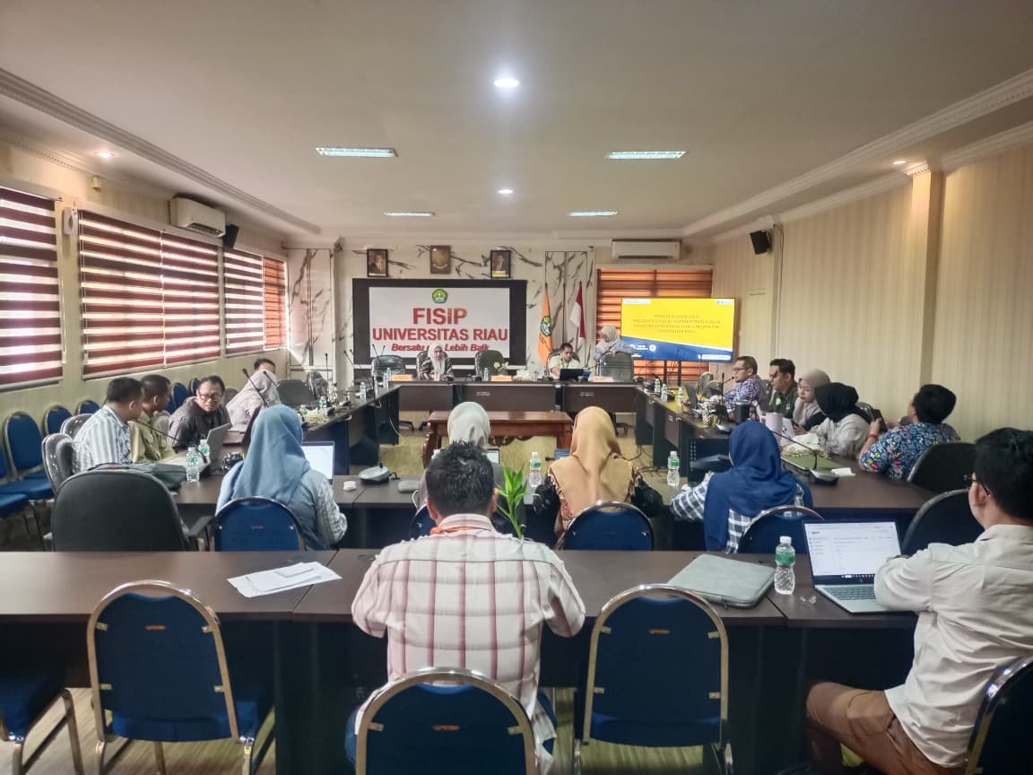 Consolidation Toward Excellent Accreditation: FISIP UNRI Reviews the FED Form for the Public Administration Study Program