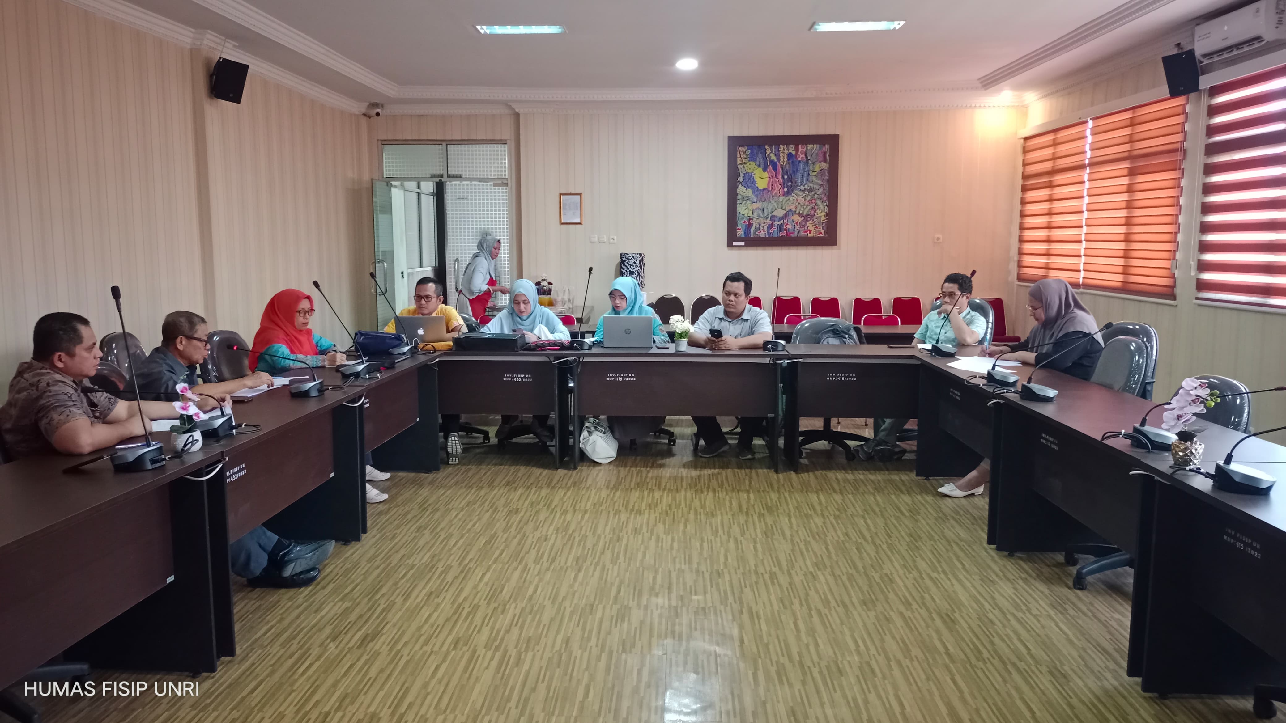 Meningkatkan Mutu Pembelajaran, FISIP Universitas Riau Rapat Penyusunan instrumen Monitoring dan Evaluasi (Monev) Pembelajaran