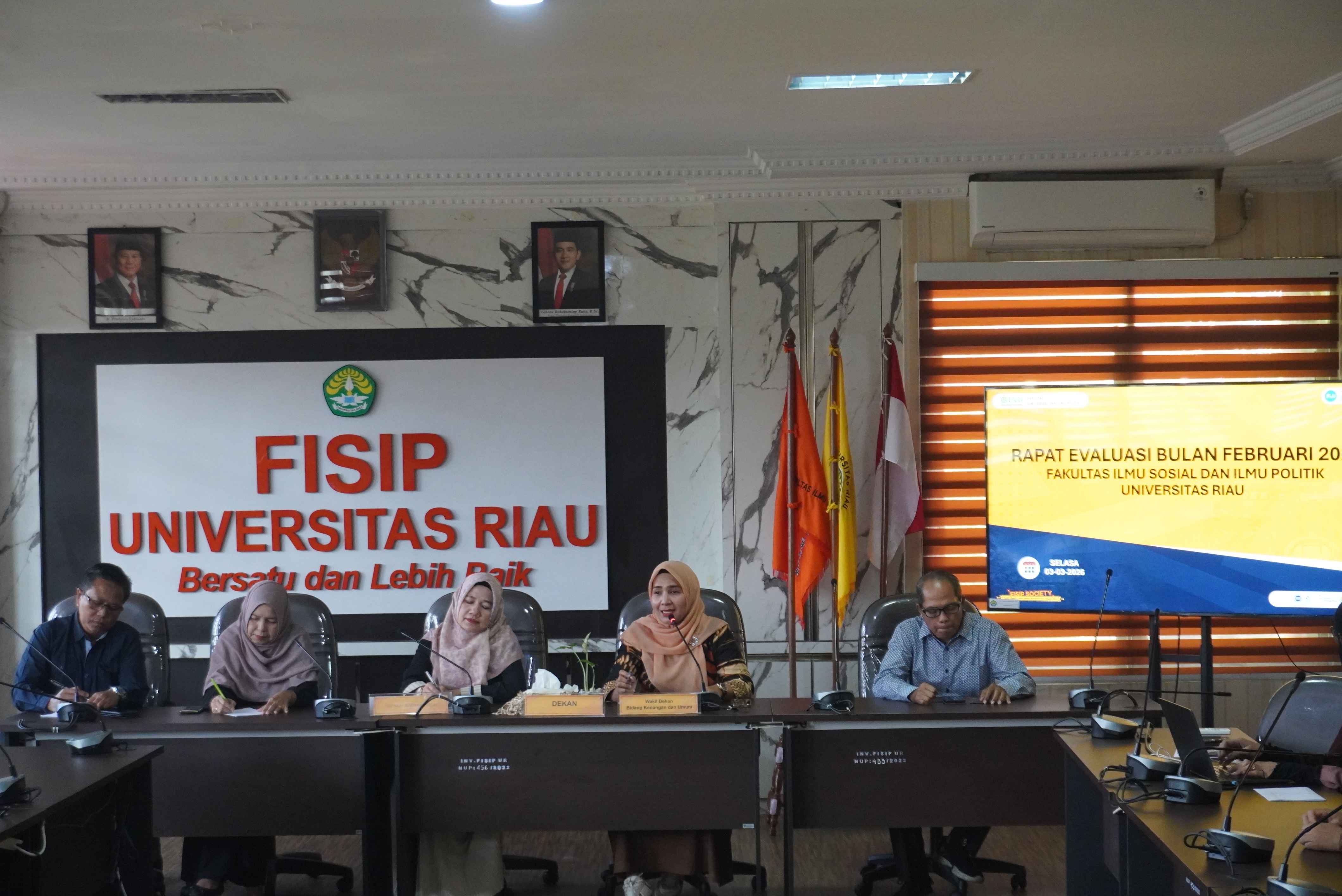 Konsolidasi Kinerja Tendik Februari 2026, FISIP UNRI Pacu Perbaikan Berkelanjutan