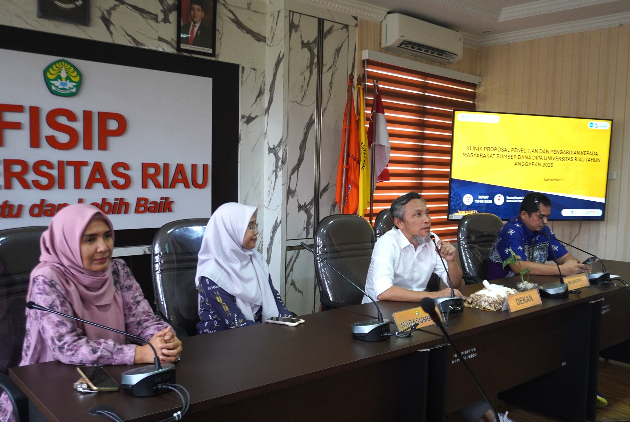 Tingkatkan Kualitas Riset dan Pengabdian, FISIP UNRI Gelar Klinik Proposal DIPA 2026