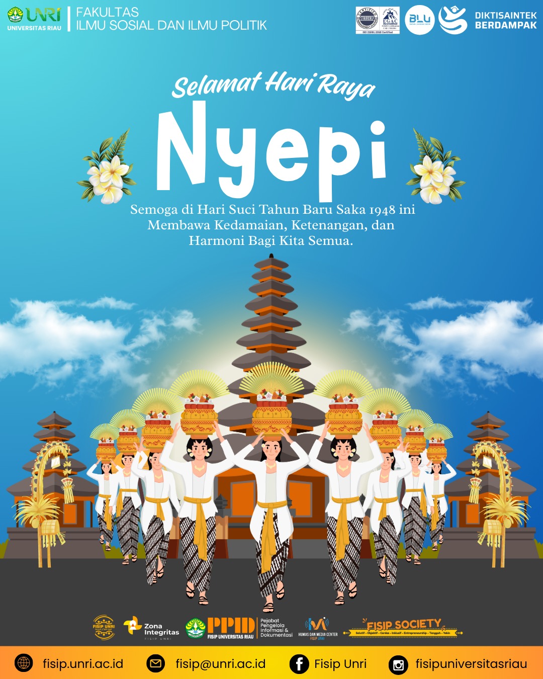 Selamat merayakan Hari Raya Nyepi