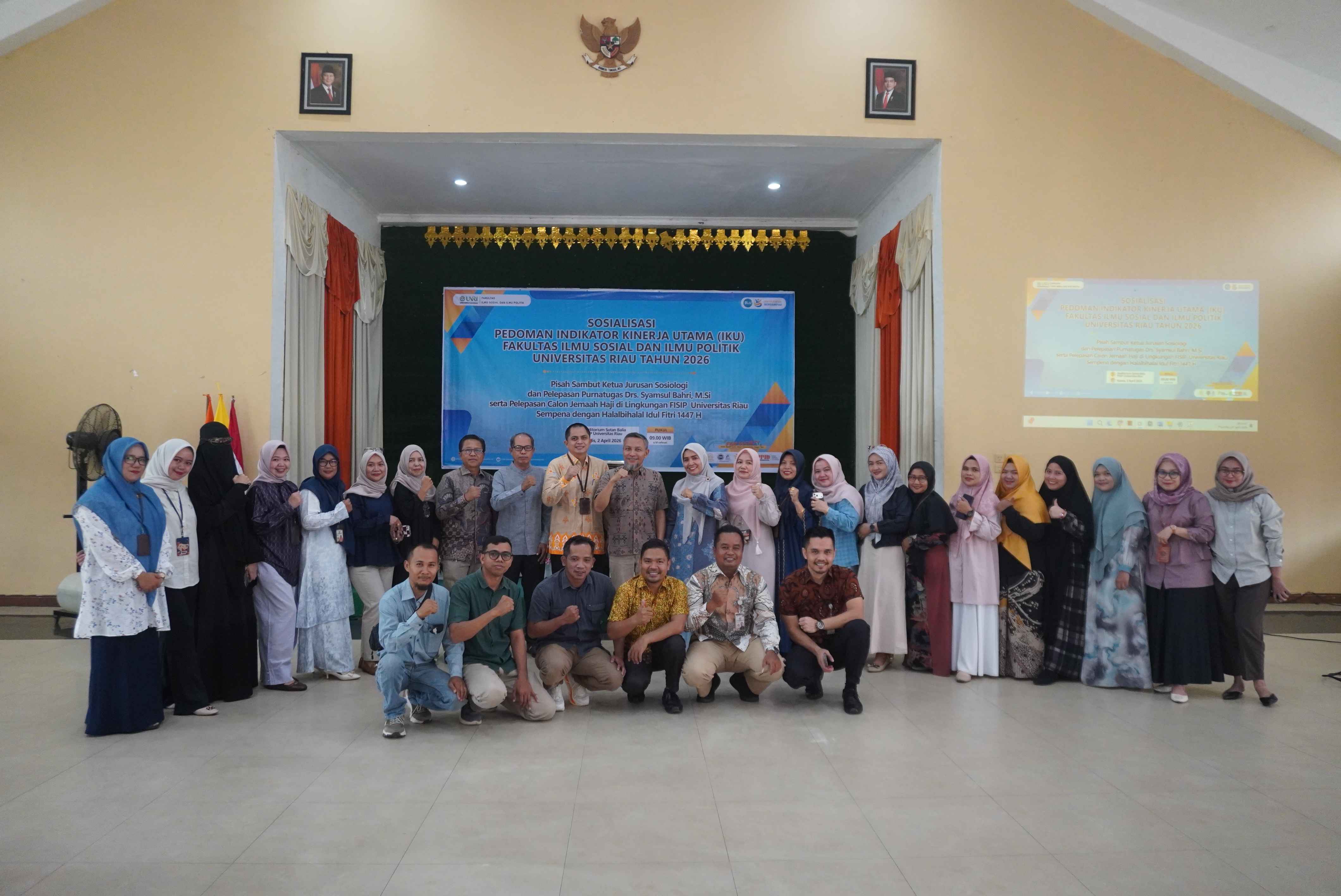 FISIP UNRI Gelar Sosialisasi IKU 2026 dan Rangkaian Agenda Institusional dalam Satu Momentum Kebersamaan