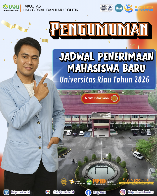 New Student Admission Schedule of the University of Riau for 2026