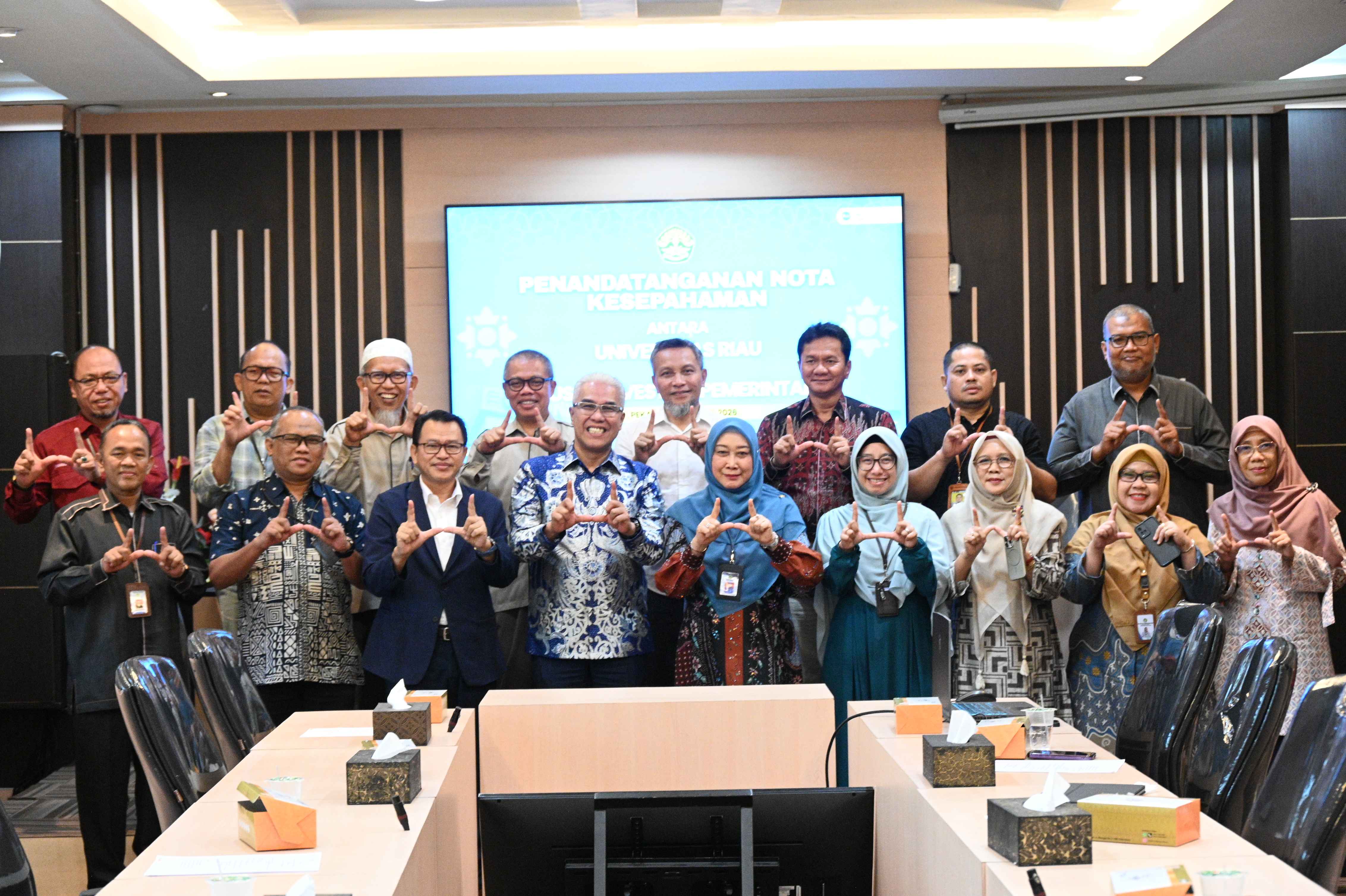 UNRI and the Government Investment Center Sign Memorandum of Understanding, FISIP UNRI Supports Strengthening Institutional Collaboration