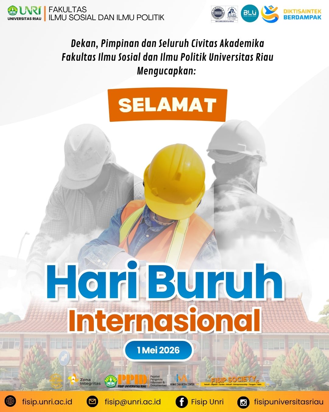 Selamat Hari Buruh Internasional 1 Mei 2026