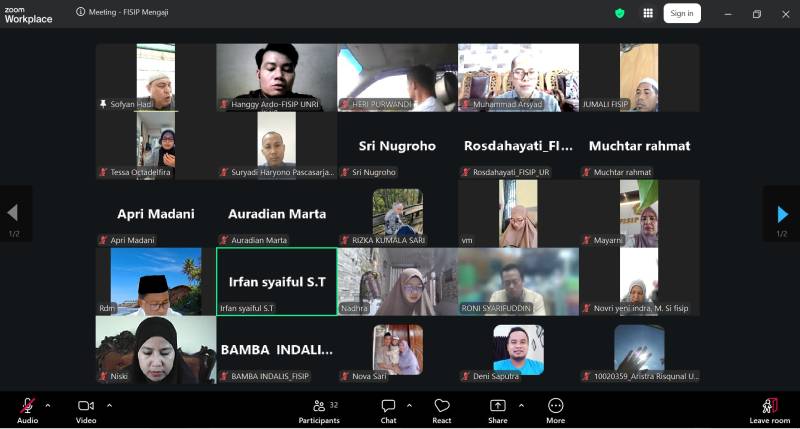 FISIP Mengaji: Building a Religious Culture and Strengthening Campus Spirituality