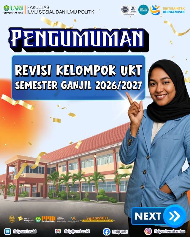 ANNOUNCEMENT OF TUITION FEE GROUP (UKT) REVISION FOR THE ODD SEMESTER 2026/2027