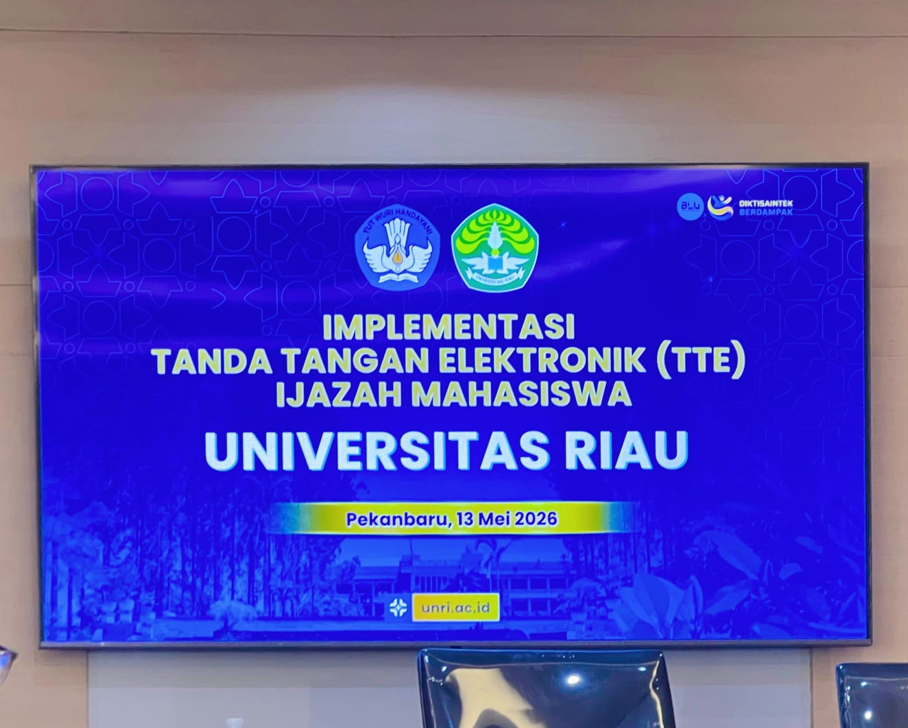 Implementasi TTE Ijazah Mahasiswa UNRI, FISIP UNRI Siap Dukung Transformasi Digital Layanan Akademik