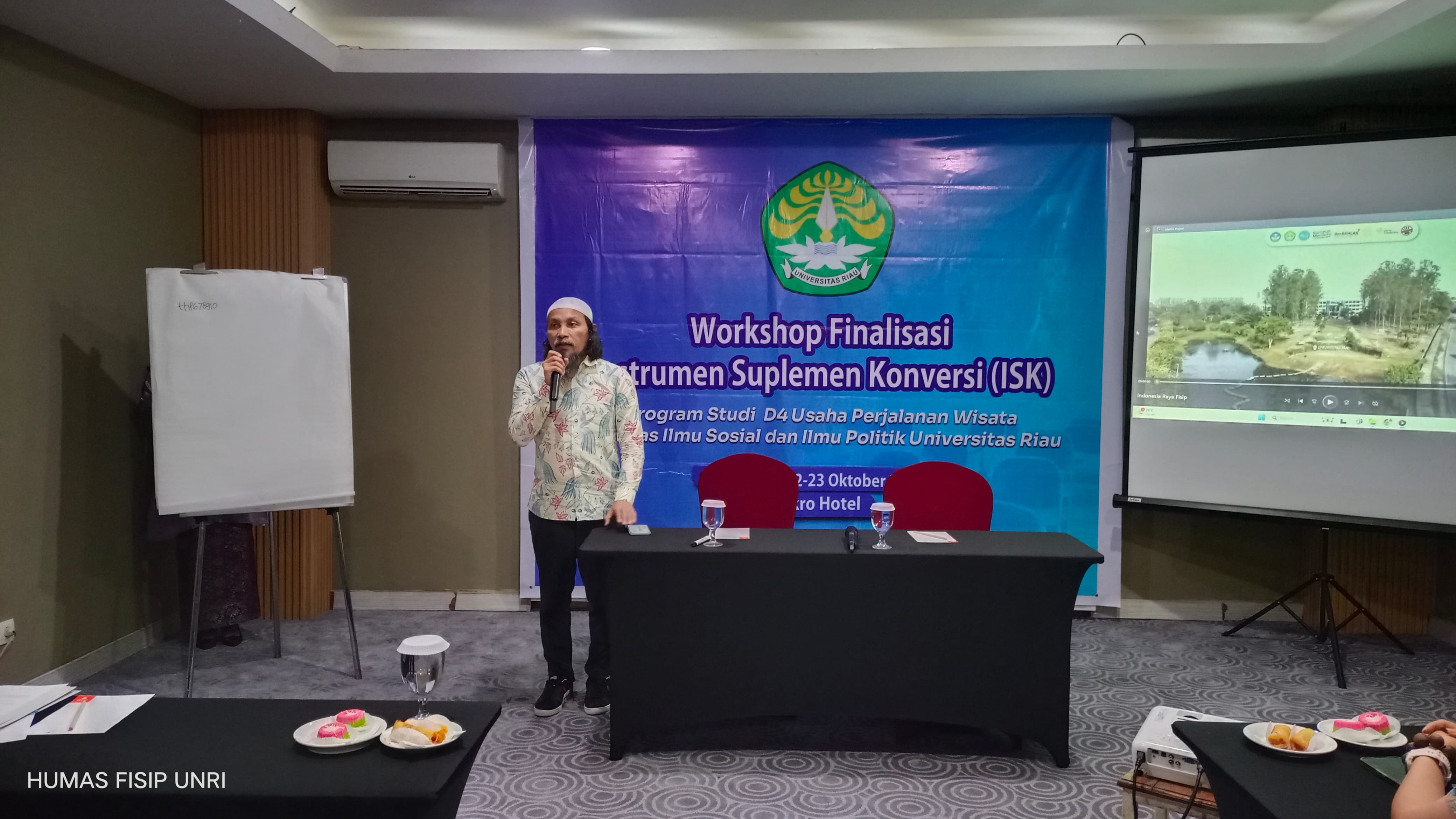 Workshop Finalisasi Instrumen Suplemen Konversi (ISK) Program Studi D4 Usaha Perjalanan Wisata FISIP Universitas Riau