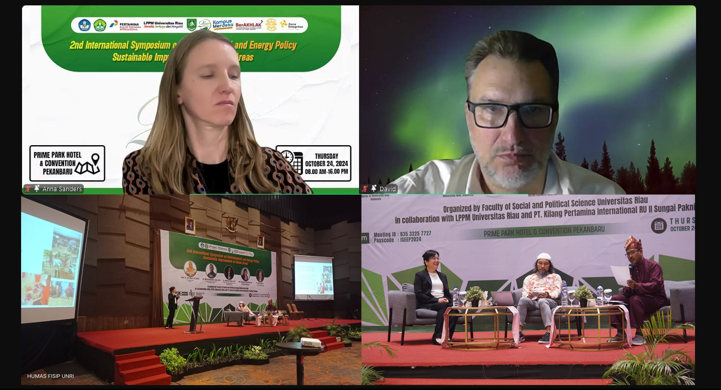 FISIP Universitas Riau Sukses Gelar 2nd International Symposium on Environmental and Energy Policy: Sustainable Improvement Coastal Areas
