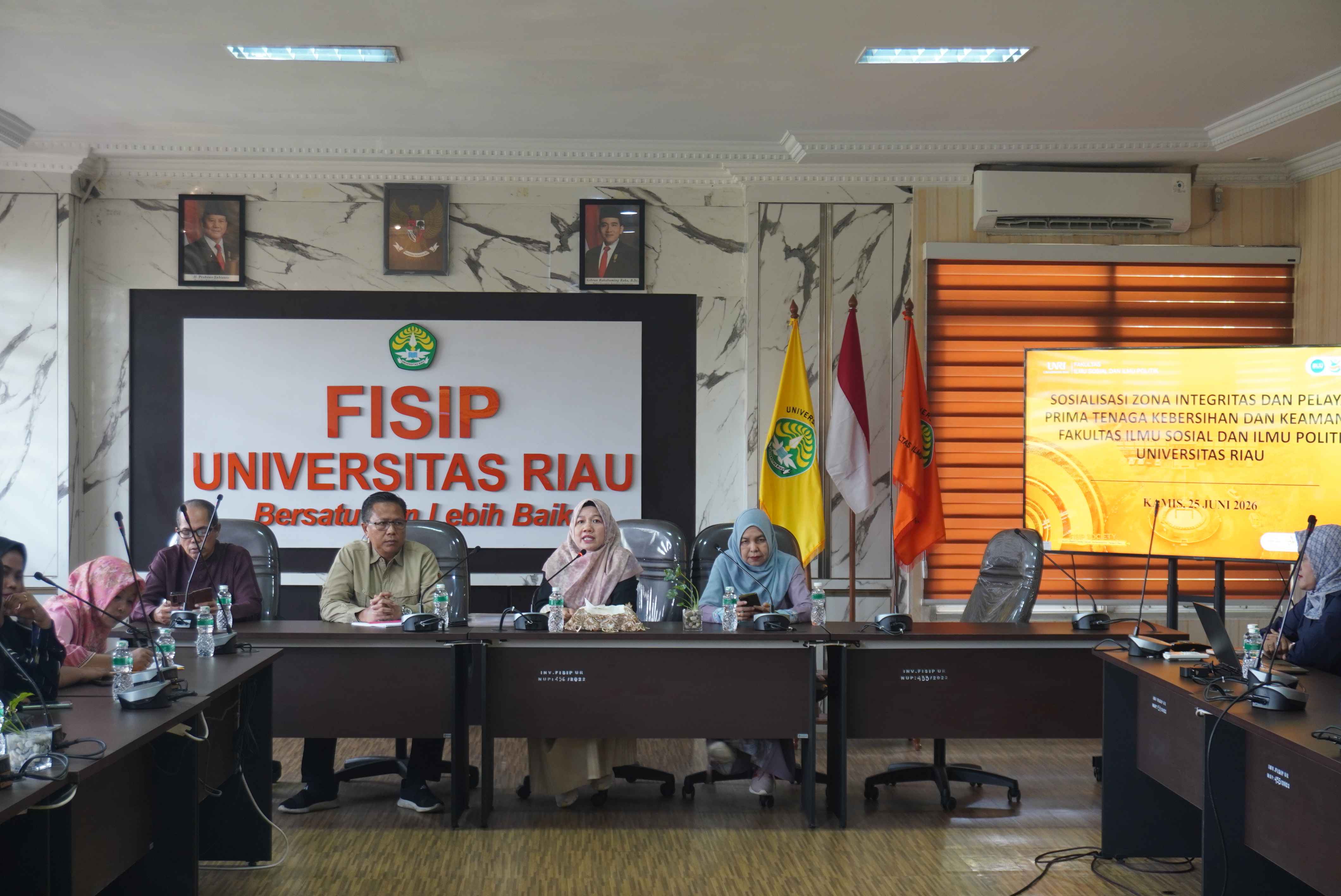 Menuju WBK, FISIP UNRI Dorong Pelayanan Prima bagi Seluruh Unsur Pendukung Kampus