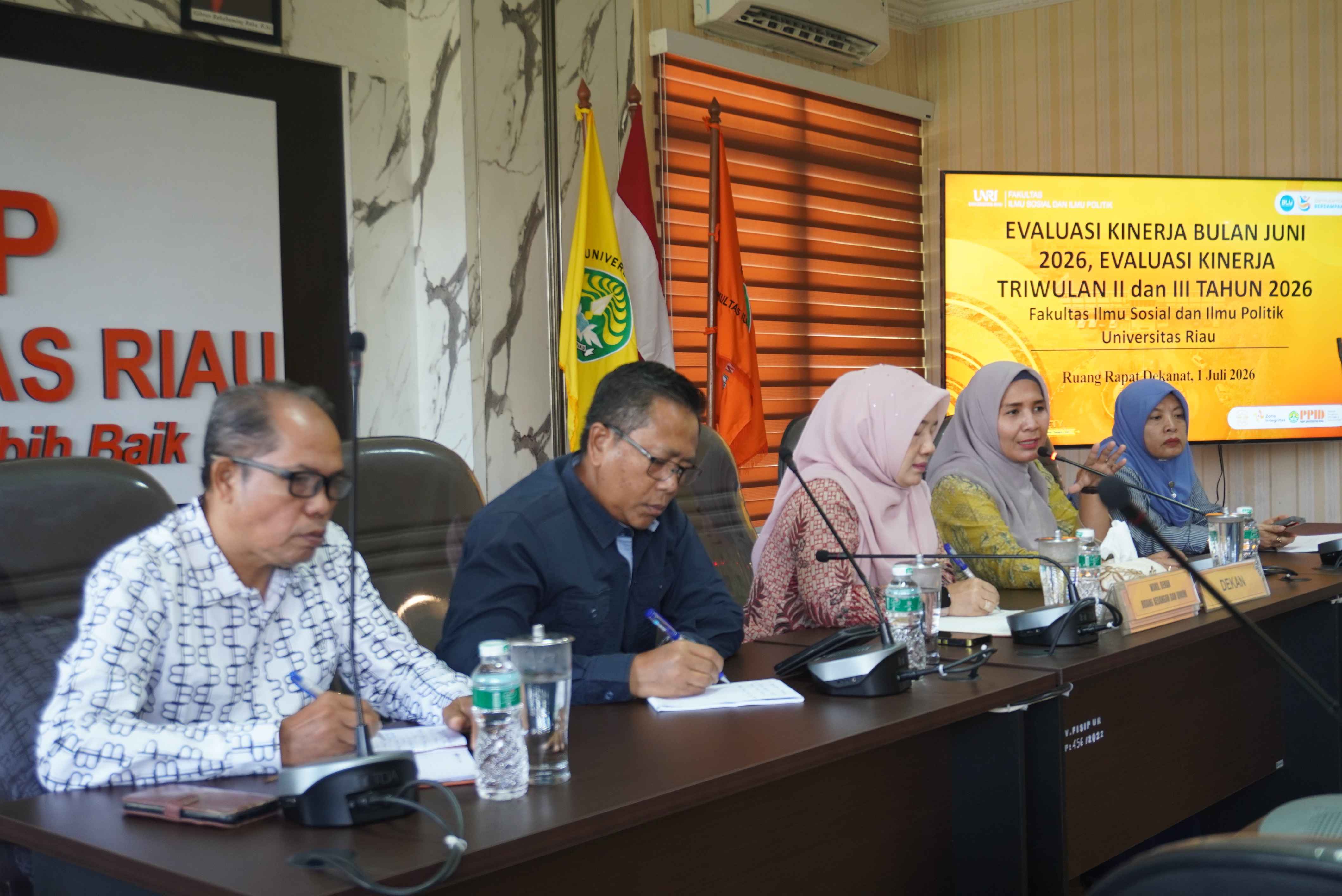 FISIP UNRI Matangkan Kesiapan Layanan Akademik dan Pengusulan WBK 2026
