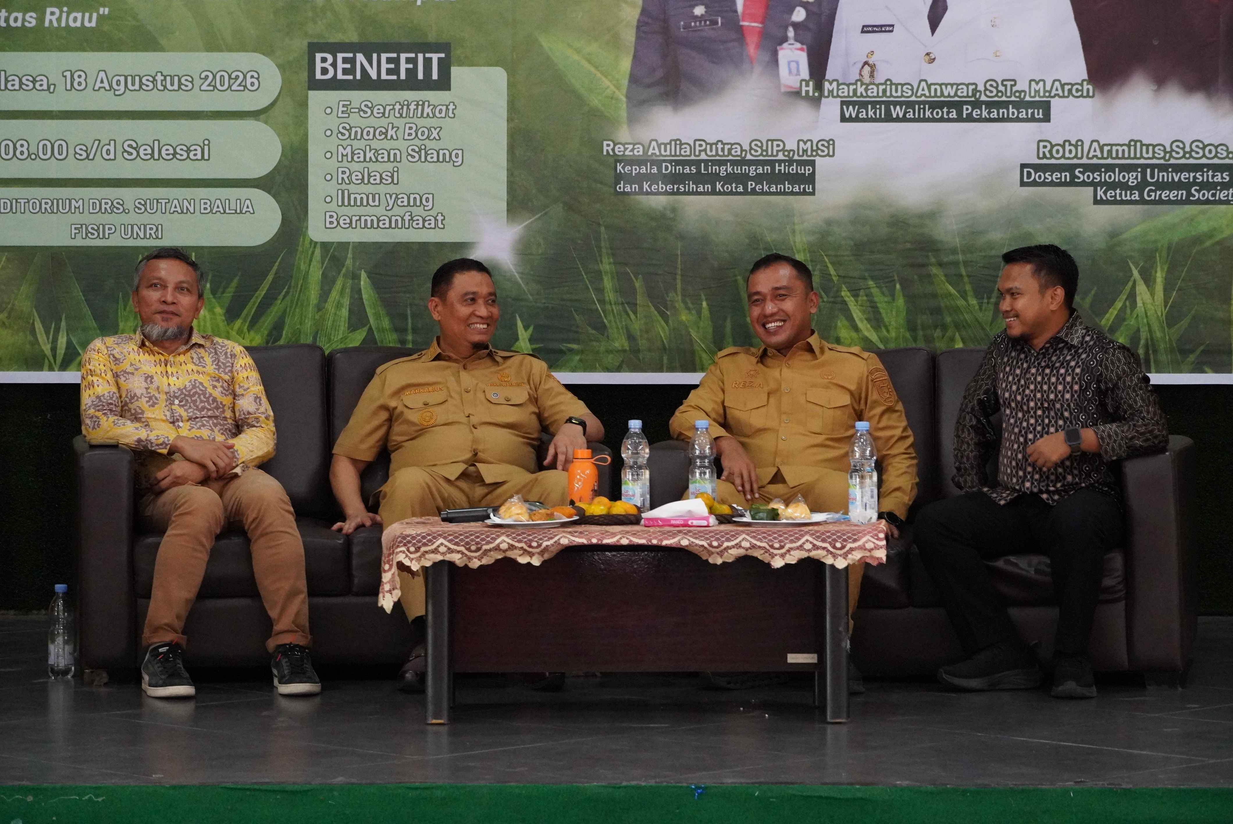 Kolaborasi BEM FISIP UNRI dan Pemko Pekanbaru Dorong Gerakan Pengelolaan Sampah dari Kampus