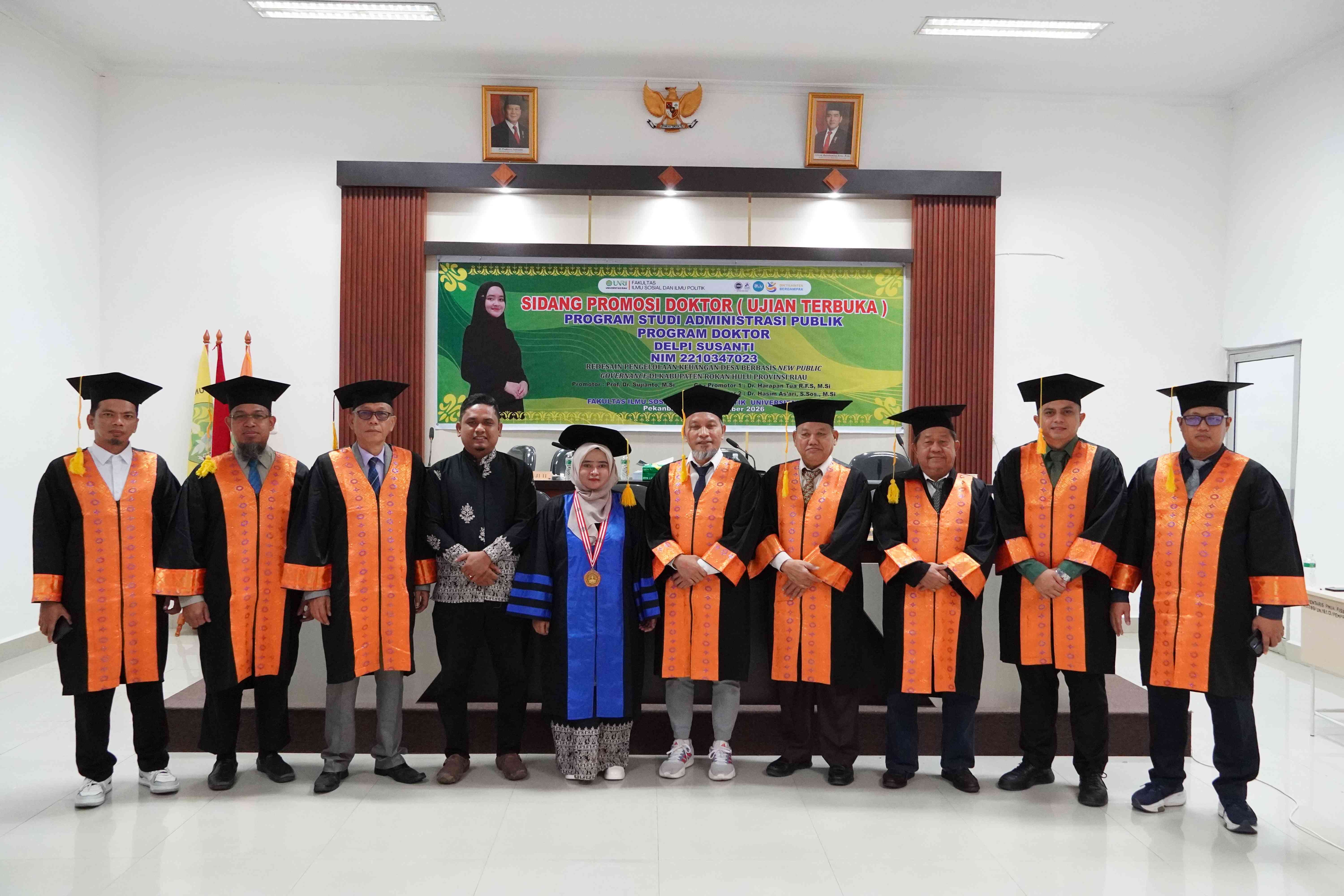 Sidang Promosi Doktor, Hadirkan Perspektif Baru Pengelolaan Keuangan Desa di Era New Public Governance