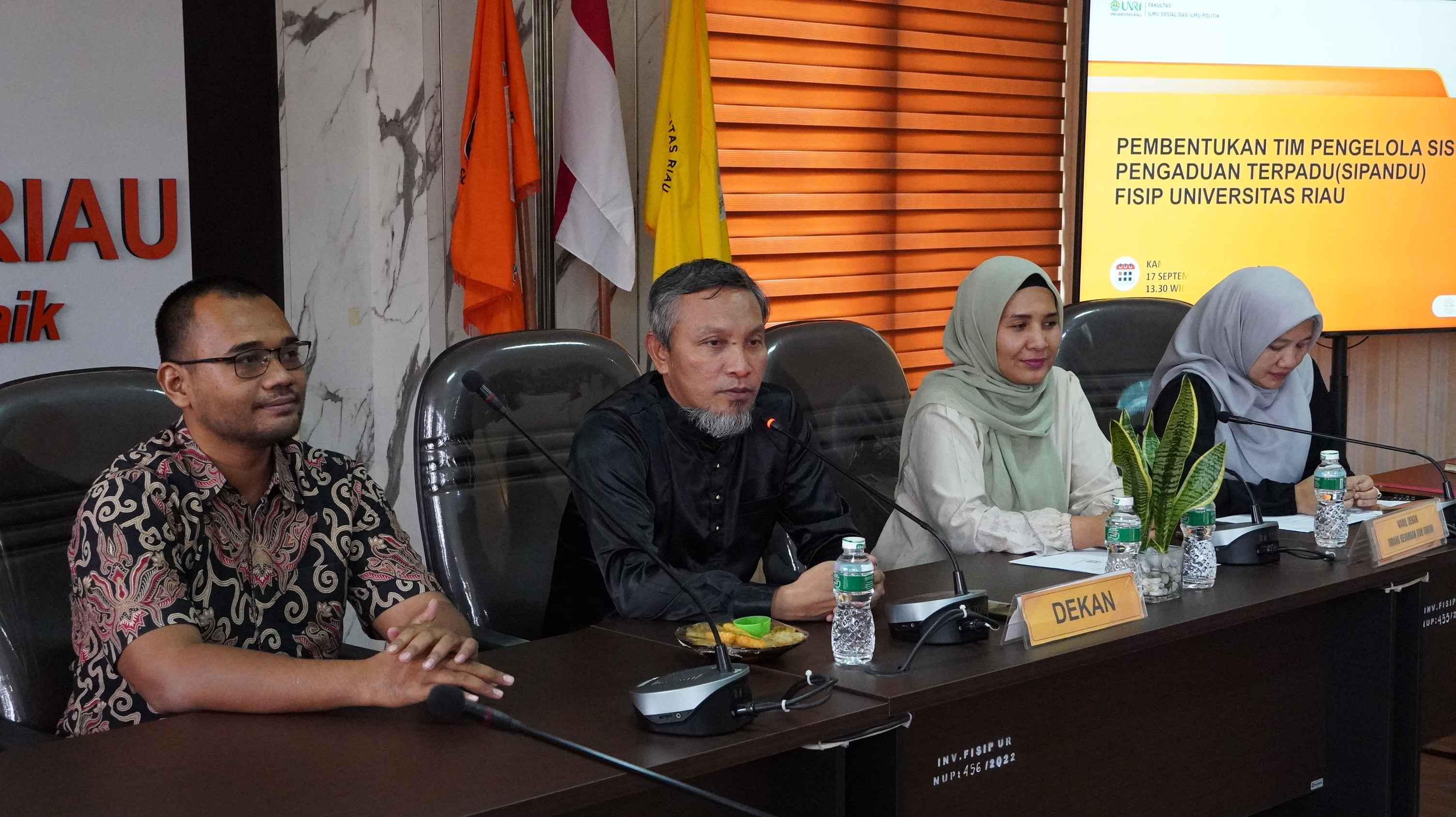 Bangun Layanan Pengaduan Terintegrasi, FISIP UNRI Siapkan Tim Pengelola SIPANDU