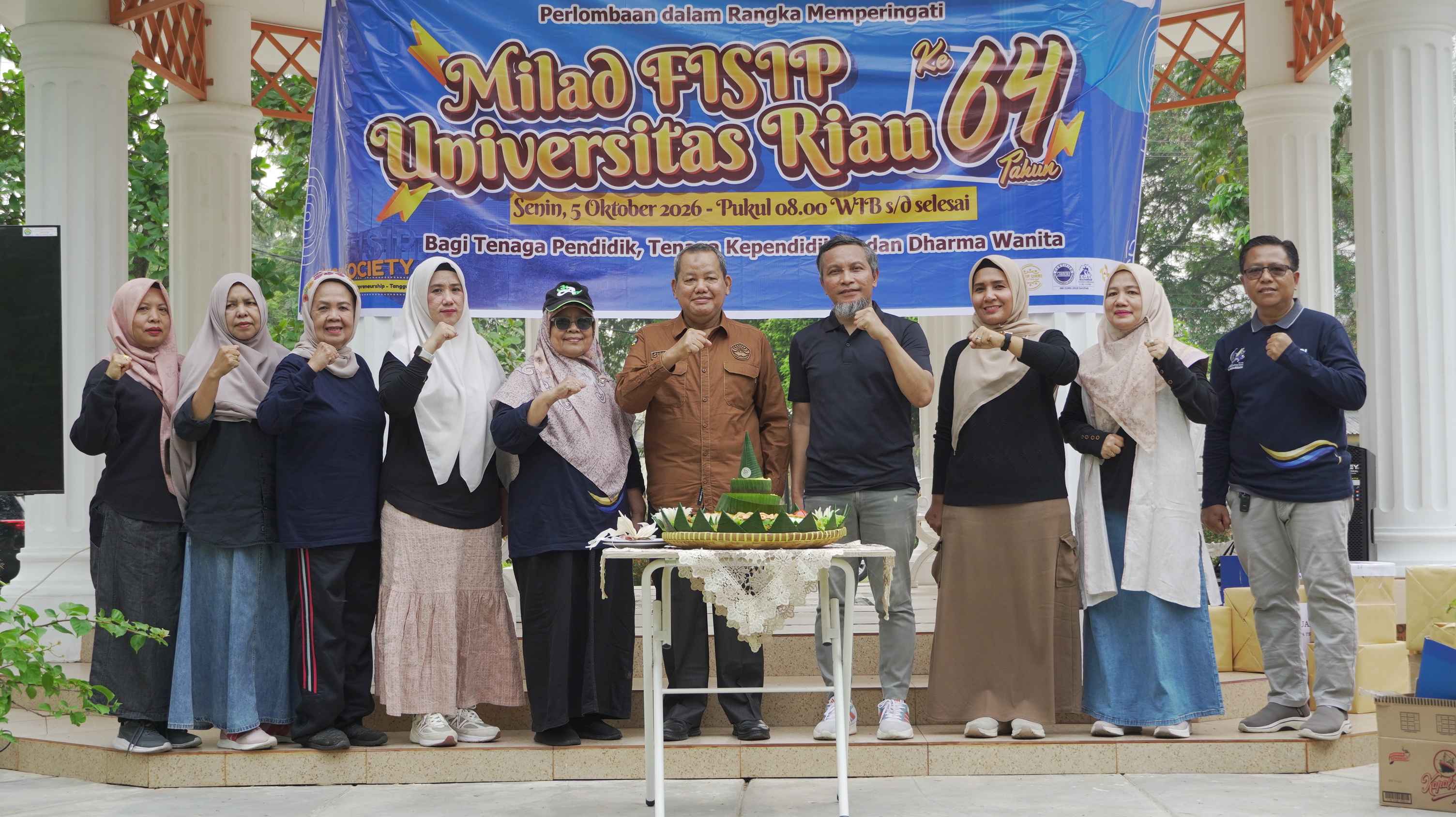 Semarak Milad ke-64 FISIP UNRI: Satukan Kebersamaan dalam Semangat Bertransformasi, Berkolaborasi, Berdampak