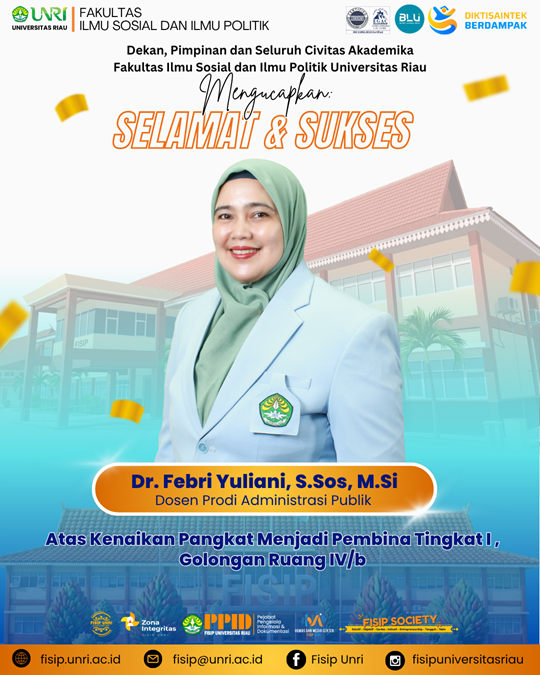 Selamat & Sukses atas Kenaikan Pangkat