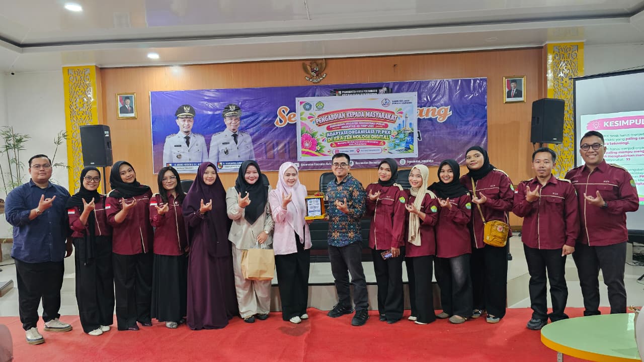 HIMA-MAP FISIP UNRI Gelar Pengabdian Masyarakat, Dorong Kader TP PKK Binawidya Beradaptasi di Era Teknologi Digital