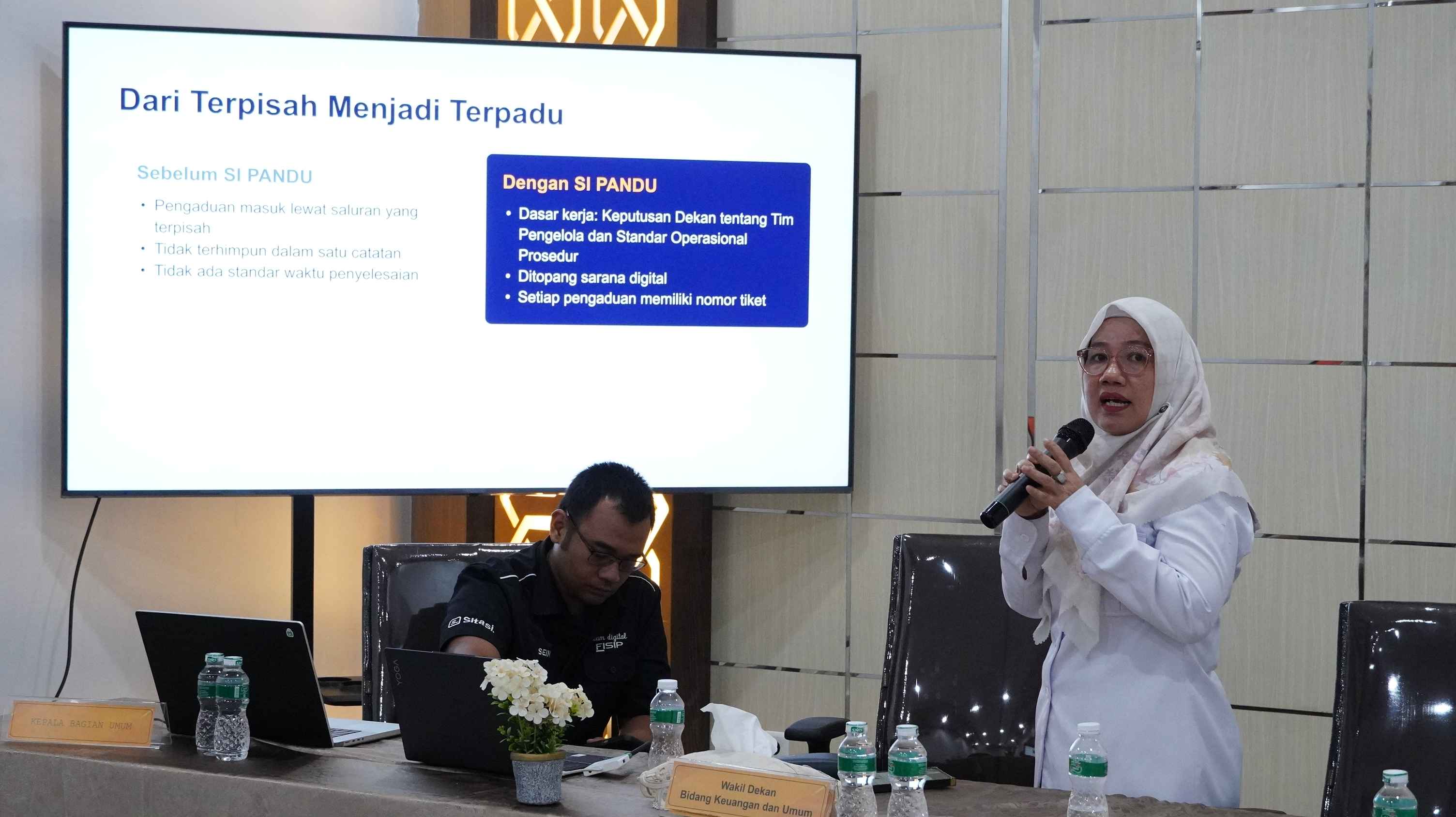 Dari Laporan hingga Tindak Lanjut, SI PANDU Integrasikan Pengaduan di FISIP UNRI
