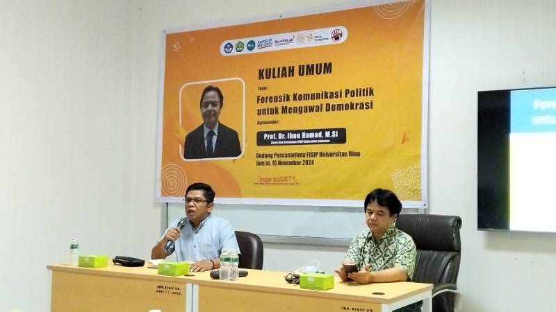 Kuliah Umum: Forensik Komunikasi Politik untuk Mengawal Demokrasi