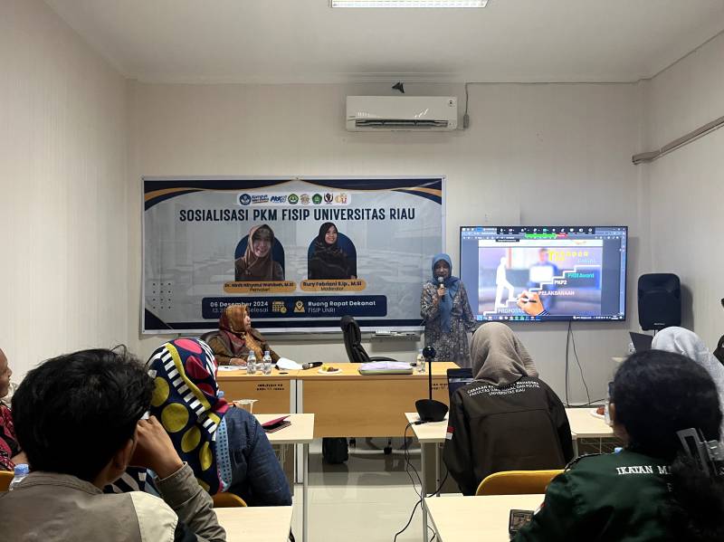 Sosialisasi Program Kreativitas Mahasiswa (PKM), FISIP UNRI Dorong Semangat Inovasi Mahasiswa