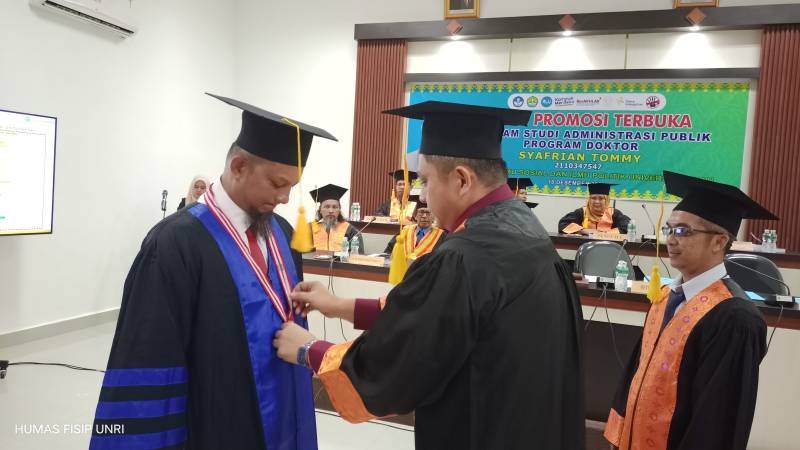 FISIP Luluskan Doktor Kedua Program Studi Program Doktor (S3) Administrasi Publik