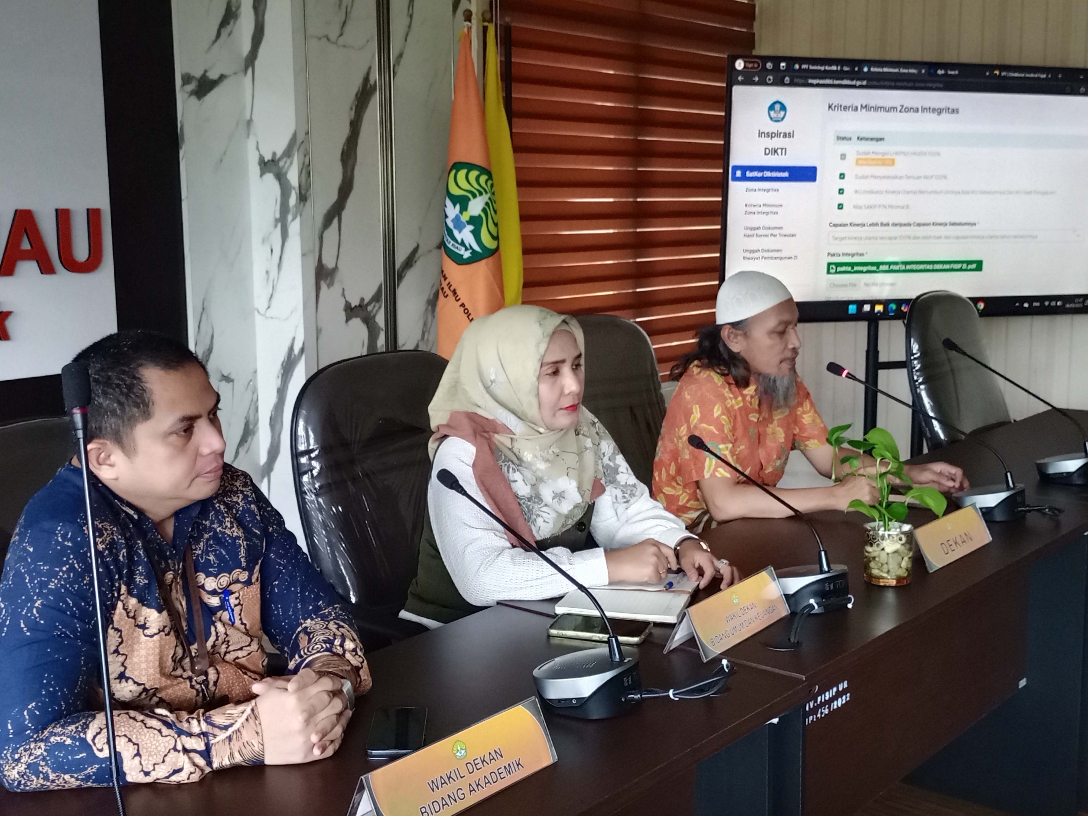 Optimalisasi Pengisian LKE 2025: FISIP Universitas Riau Perkuat Komitmen Zona Integritas