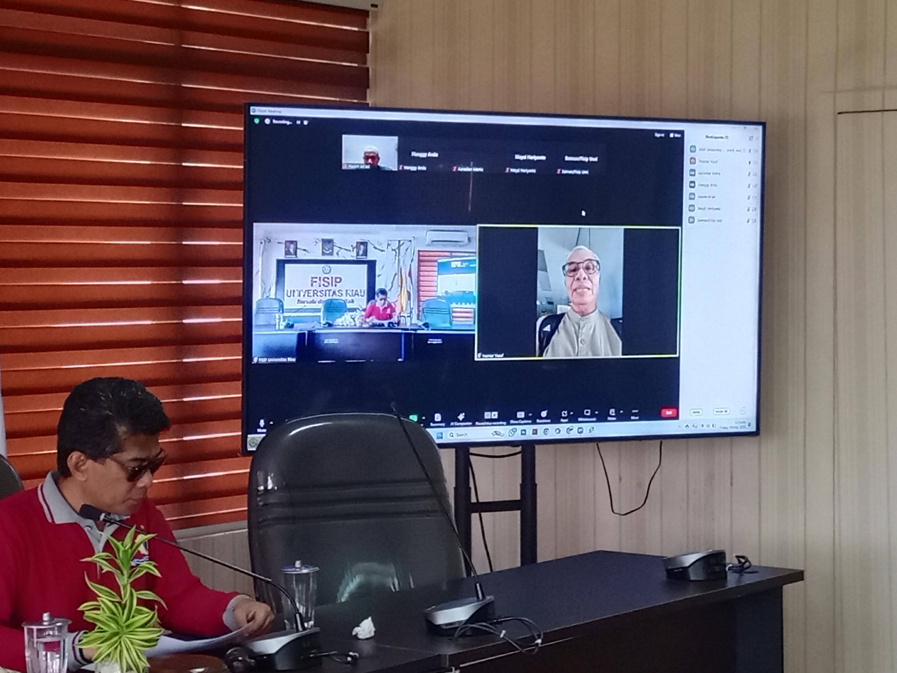 FISIP UNRI Kukuhkan Komitmen Akademik Lewat Sidang Jabatan Fungsional Dosen Periode Kedua