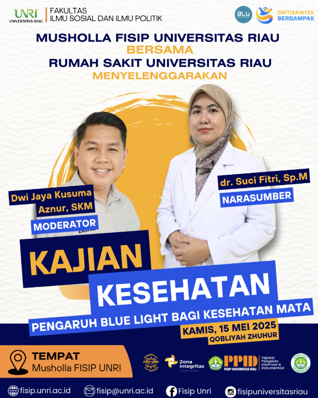 Kajian Kesehatan Hasil kolaborasi Musholla FISIP UNRI dan Rumah Sakit UNRI
