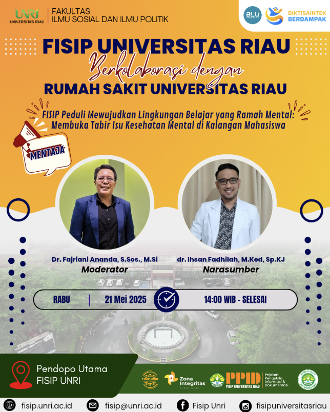 FISIP Peduli Mewujudkan Lingkungan Belajar yang Ramah Mental: Membuka Tabir Isu Kesehatan Mental di Kalangan Mahasiswa